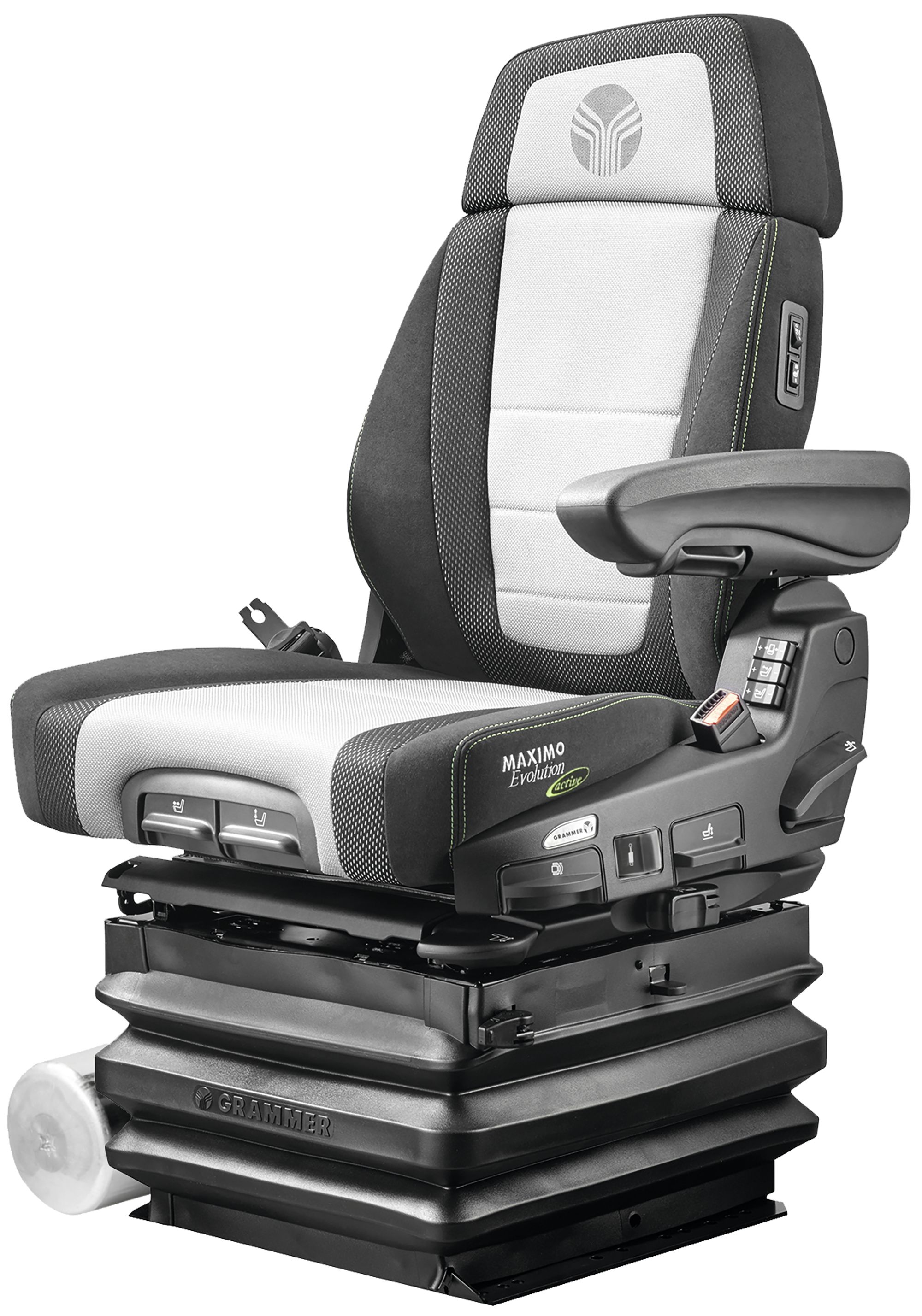 Grammer Traktorsitz "Maximo XT Evolution Active", luftgefedert, Stoff, anthrazit/silber