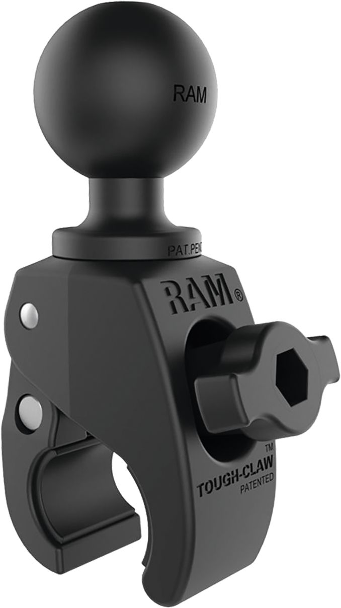 RAM MOUNTS Halteklammer "Tough-Claw " klein, mit B-Kugel 25,4 mm/1", Klemmbereich 15,9 – 38,1 mm,