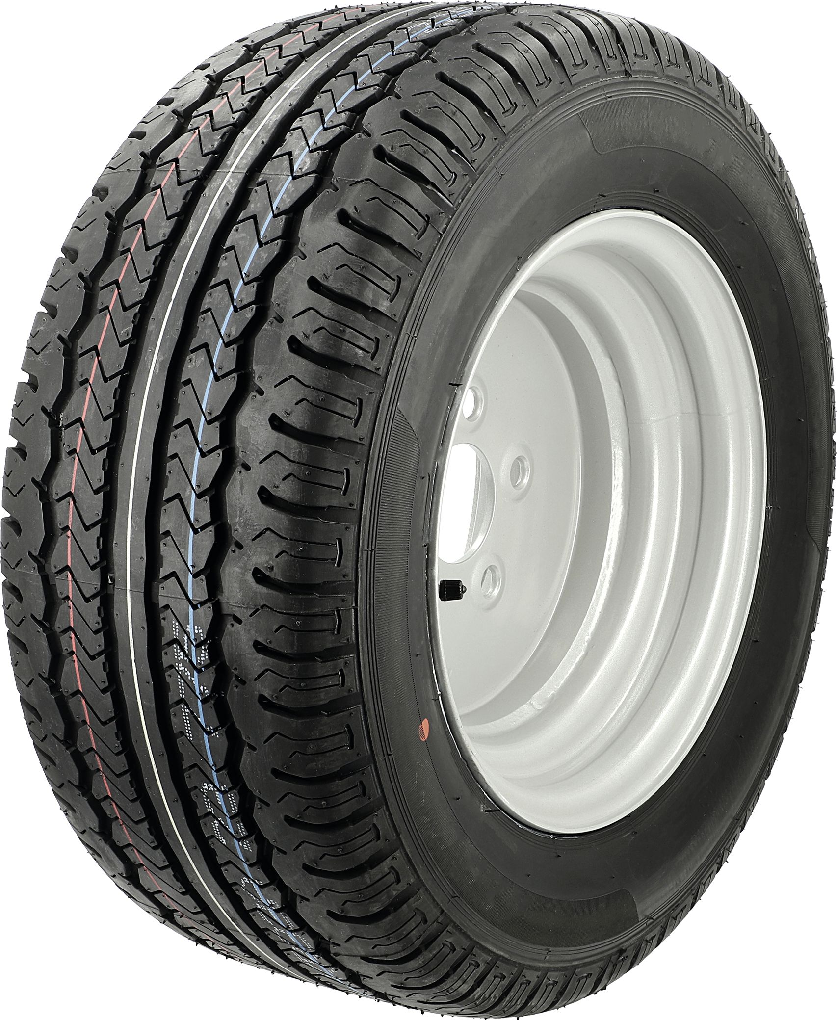Komplettrad 225/55 R 12 C 112N PKW Anhängerreifen TL 7.00 x 12 5/67/112 ET +10