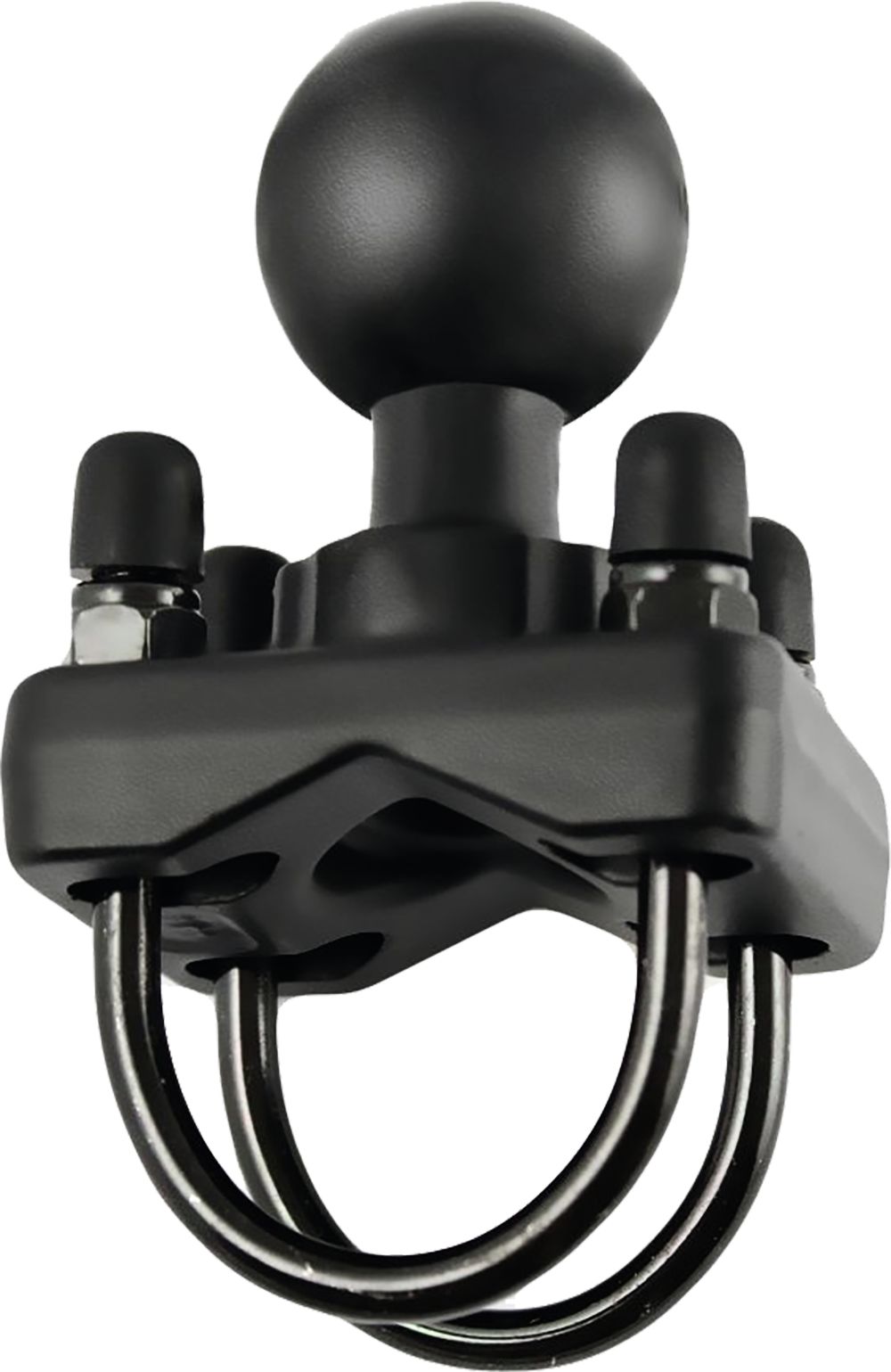 RAM MOUNTS Bügelschelle mit C-Kugel 38,1 mm/1,5" Spannbereich 31,75 – 38,1 mm, Doppelbügel Edelstahl, RAM-235-1U