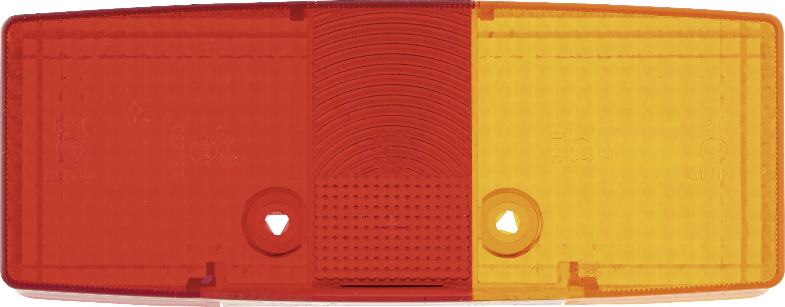 Hella Lichtscheibe quadratisch, rechts, 158 x 64 mm, für Schlussleuchte mit Kennzeichenlicht, 9EL 997 452-001