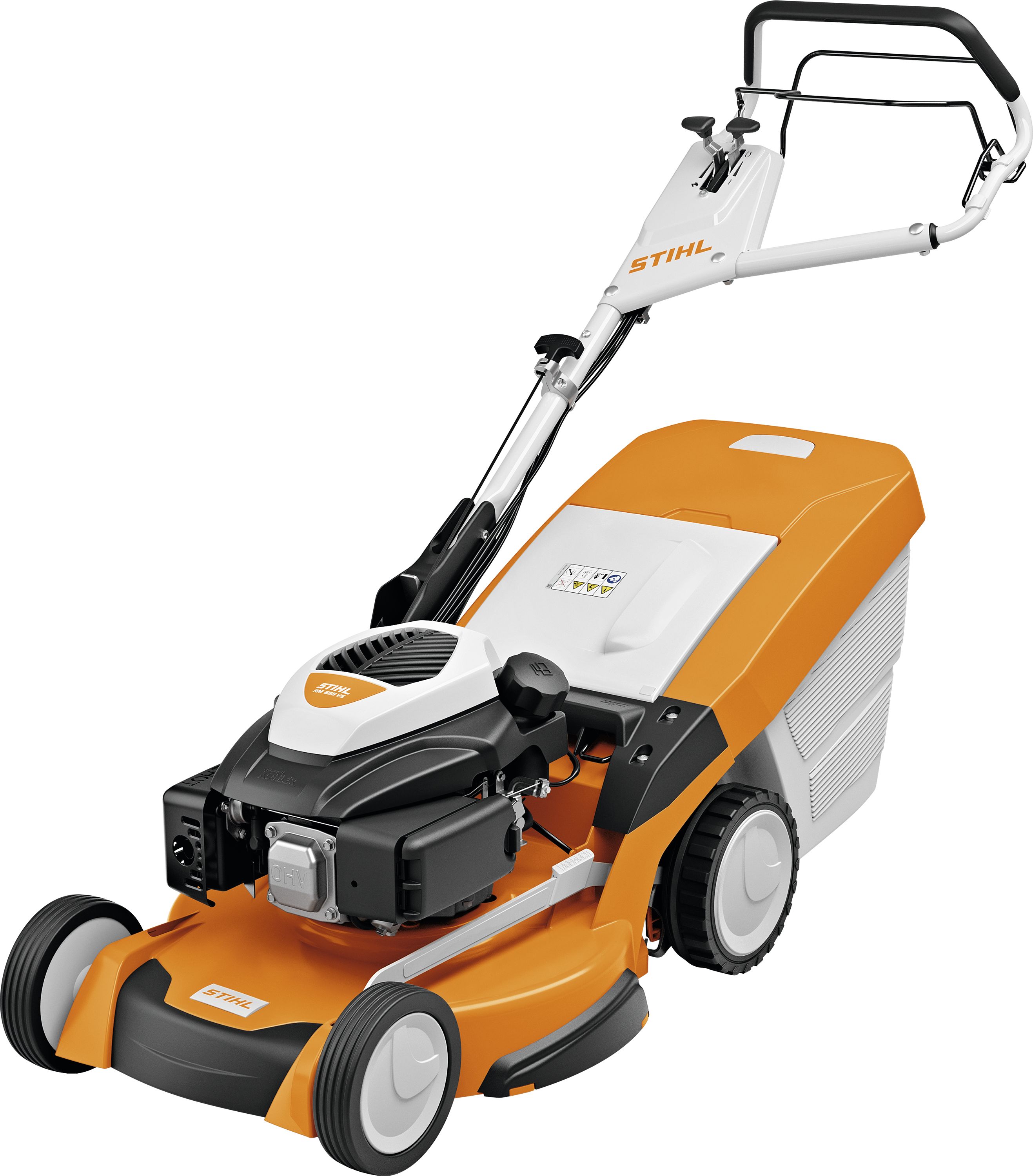 STIHL Benzin-Rasenmäher "RM 655 V" 2,6 kW (3,5 PS) Schnittbreite 53 cm, Hinterrad, variabel 2,6 – 4,6 km/h, 6374 011 3401