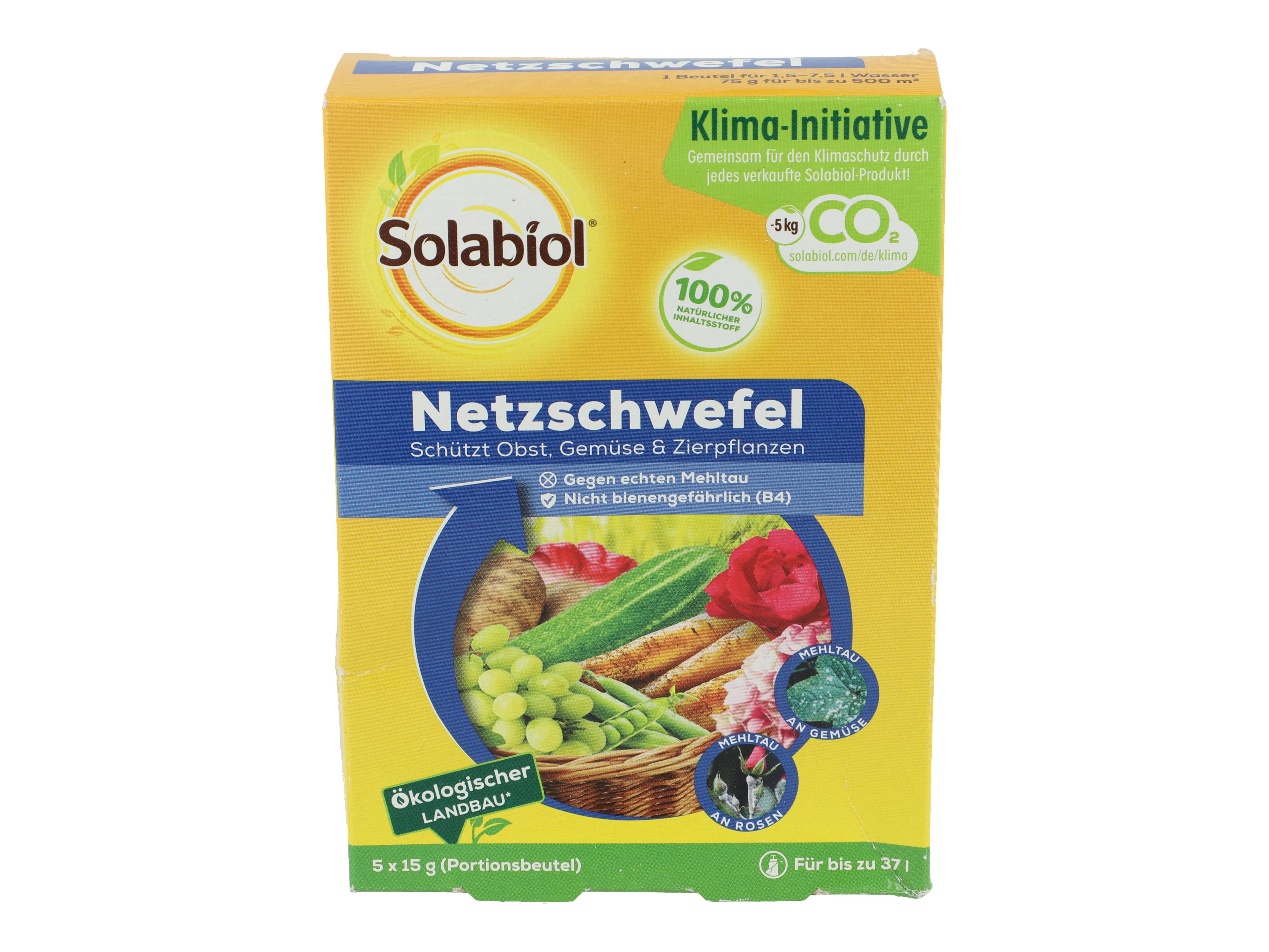 Solabiol Netzschwefel 75 g Natürliches Fungizid