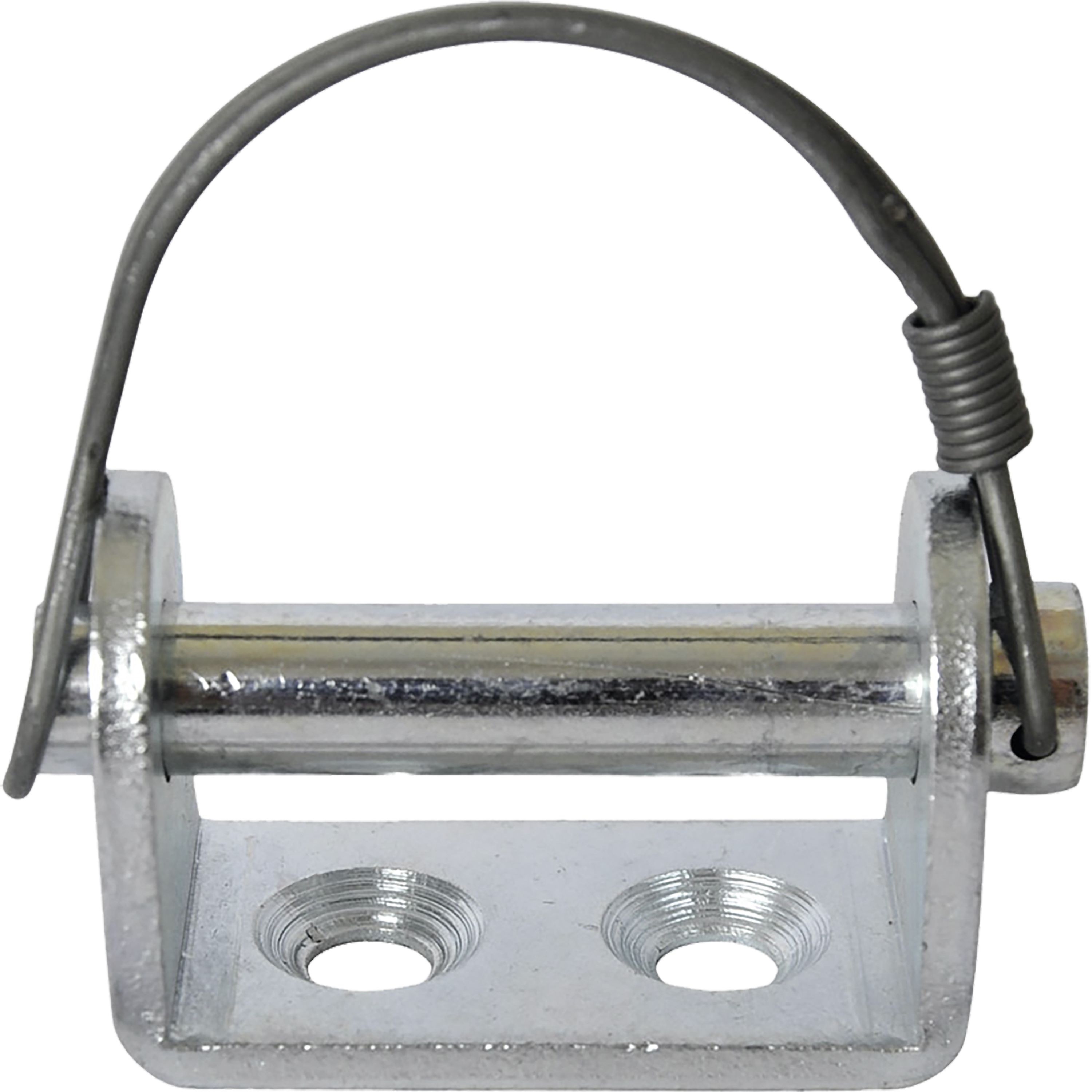 TRAILER POOL Unterschraubbock 57 x 30 x 40 mm mit Bolzen und Federsicherung, für Scharnier, 008 000 232