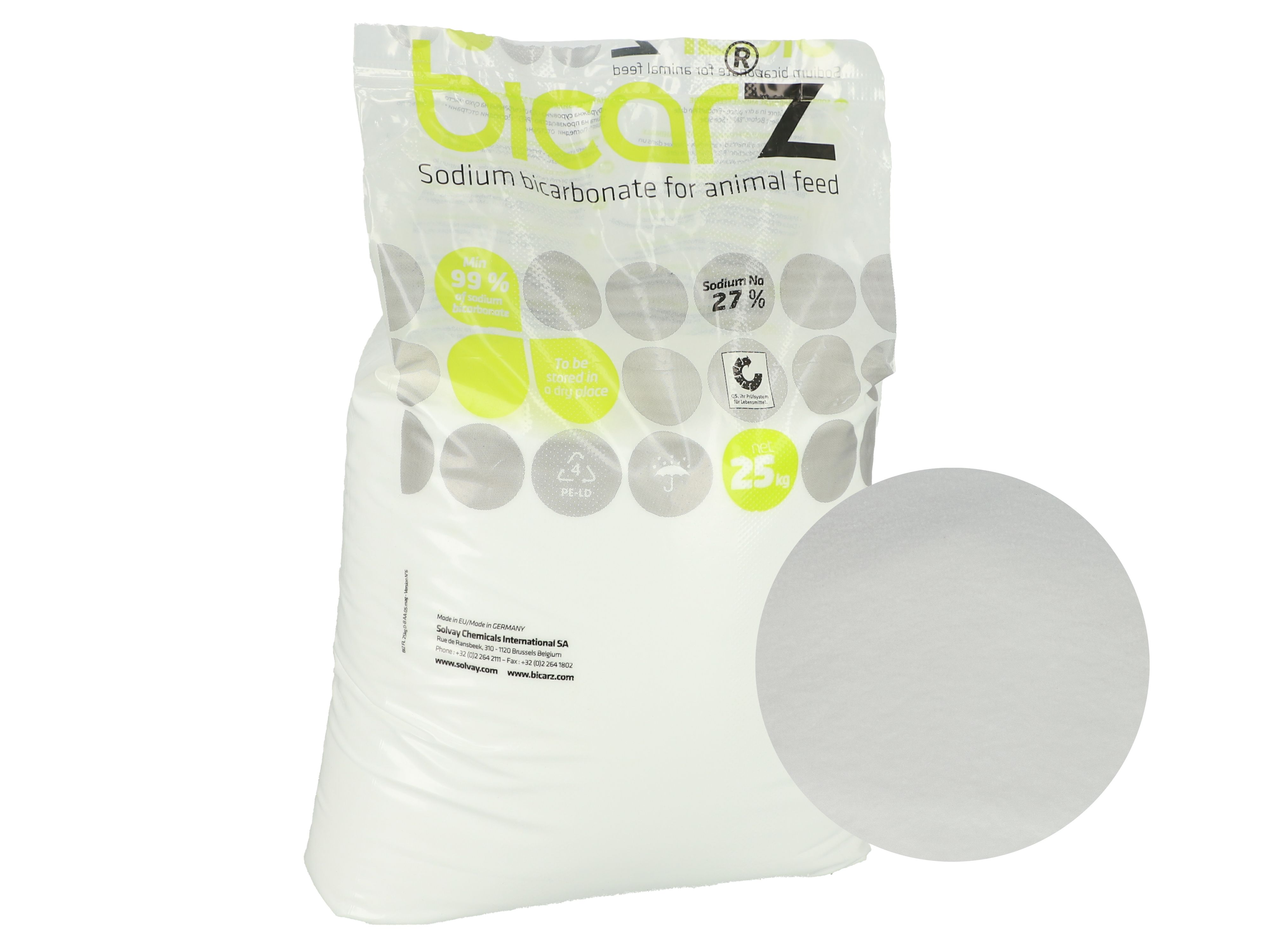 SOLVAY BICAR Z (Natriumbicarbonat) 25 kg Sack