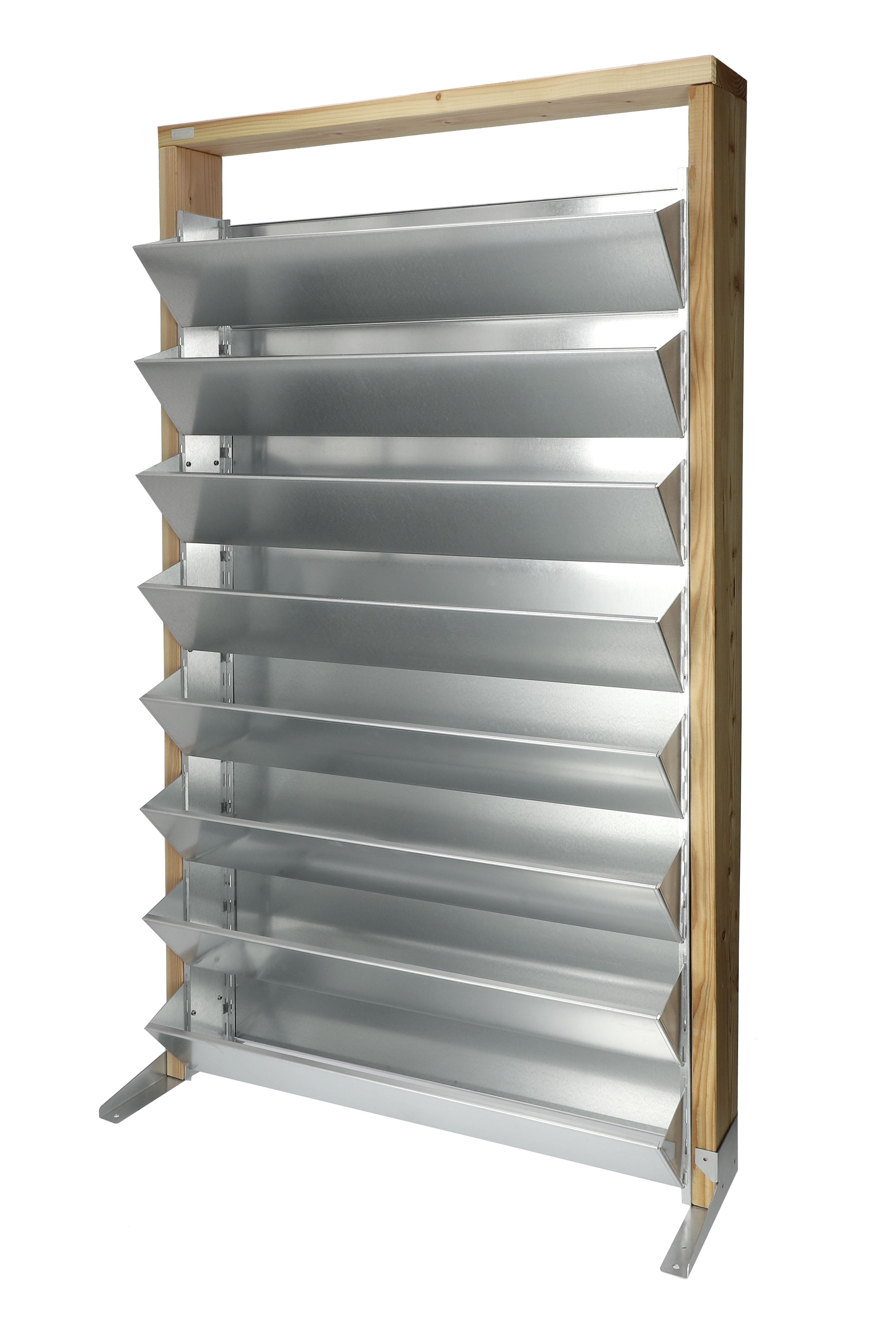 bellissa Vertikales Hochbeet INALTO L8 100 x 32 x 180 cm silber; natur Füllmenge 290 l