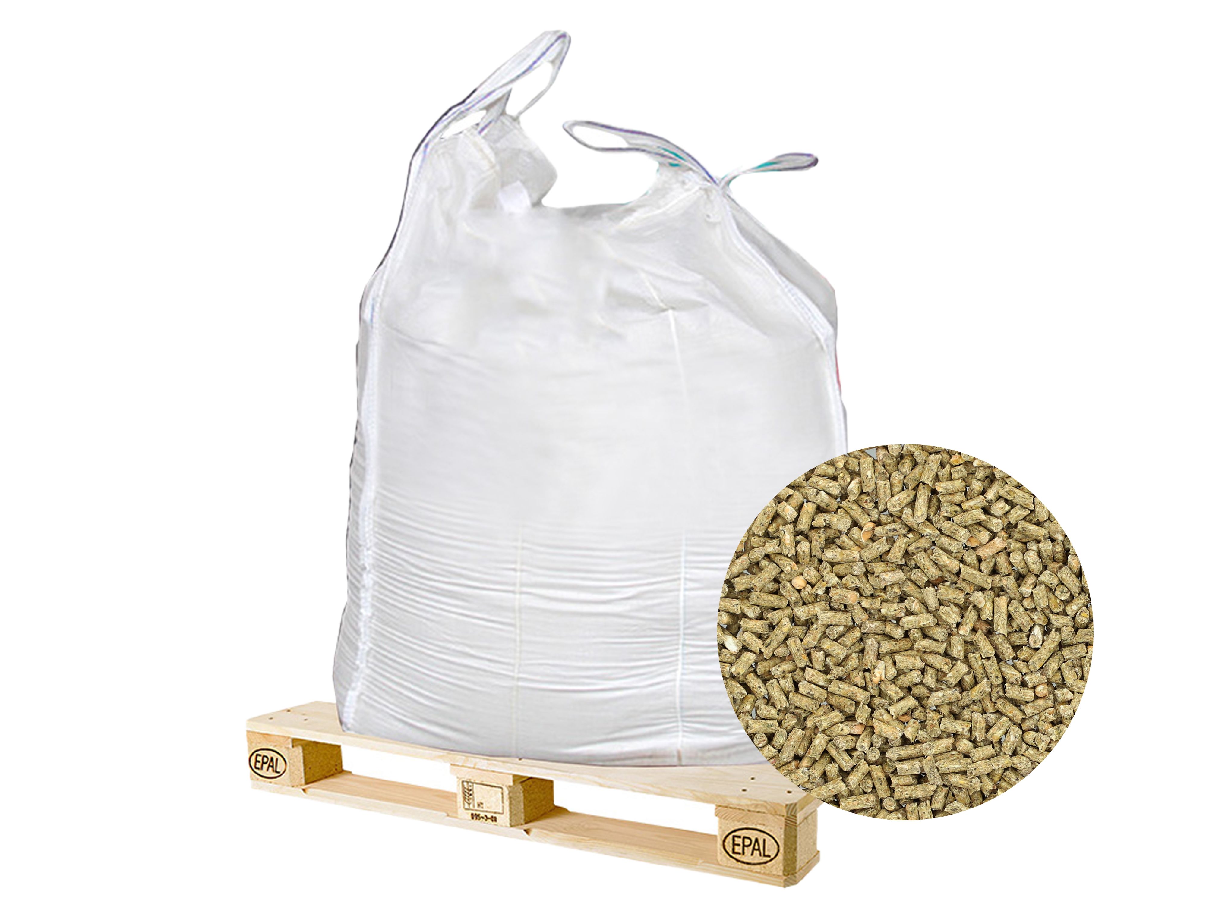 Kaiser B-GMK 0.33 Geflügelmastkorn Alleinfutter für Masthühnerküken (Broiler) und Mastgeflügel Pellet 750 kg BigBag