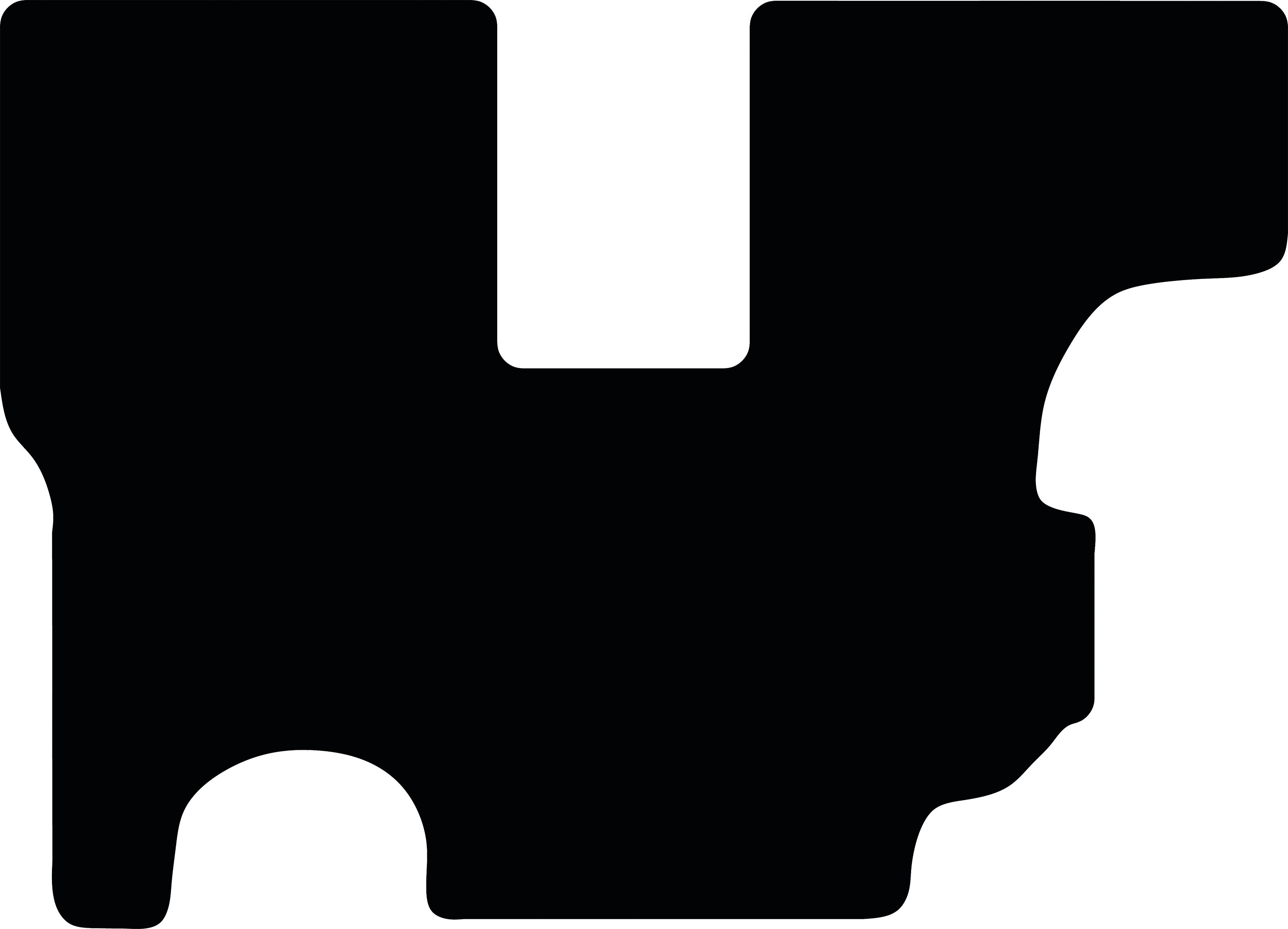 Fußmatte Gummi schwarz, für Deutz-Fahr Traktor DX 4-Serie, DX 6-Serie, DX 80, DX 86, DX 92; ab Bj. 83