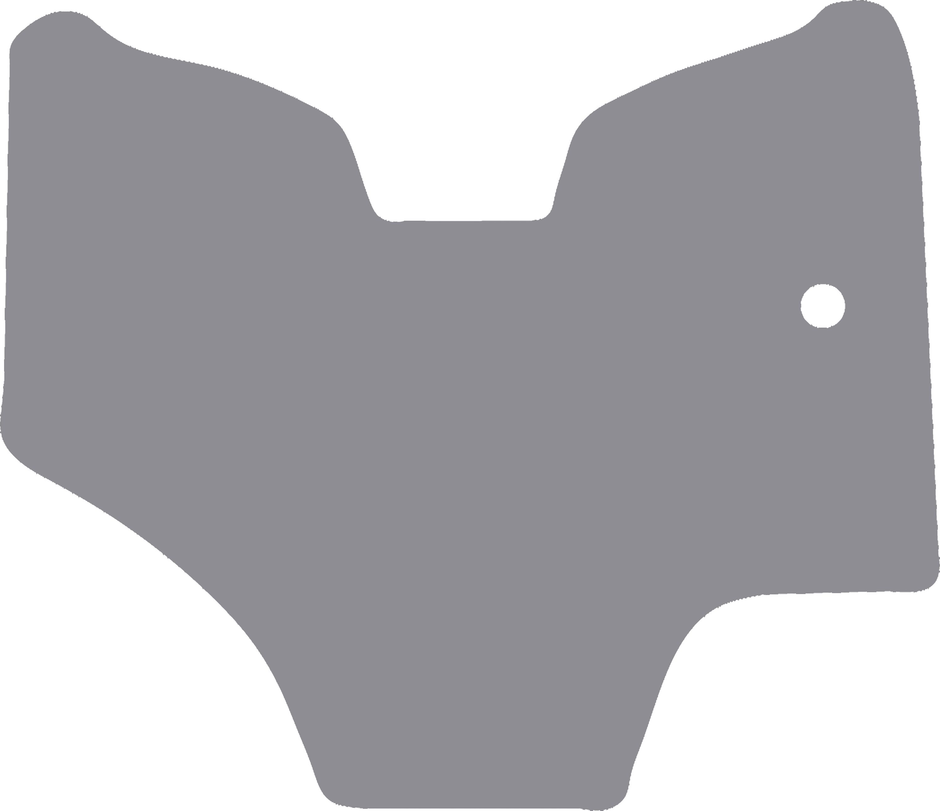 Fußmatte Gummi hellgrau, für Deutz-Fahr Schmalspurtraktor Serie 5 DS TTV ab Bj. 21