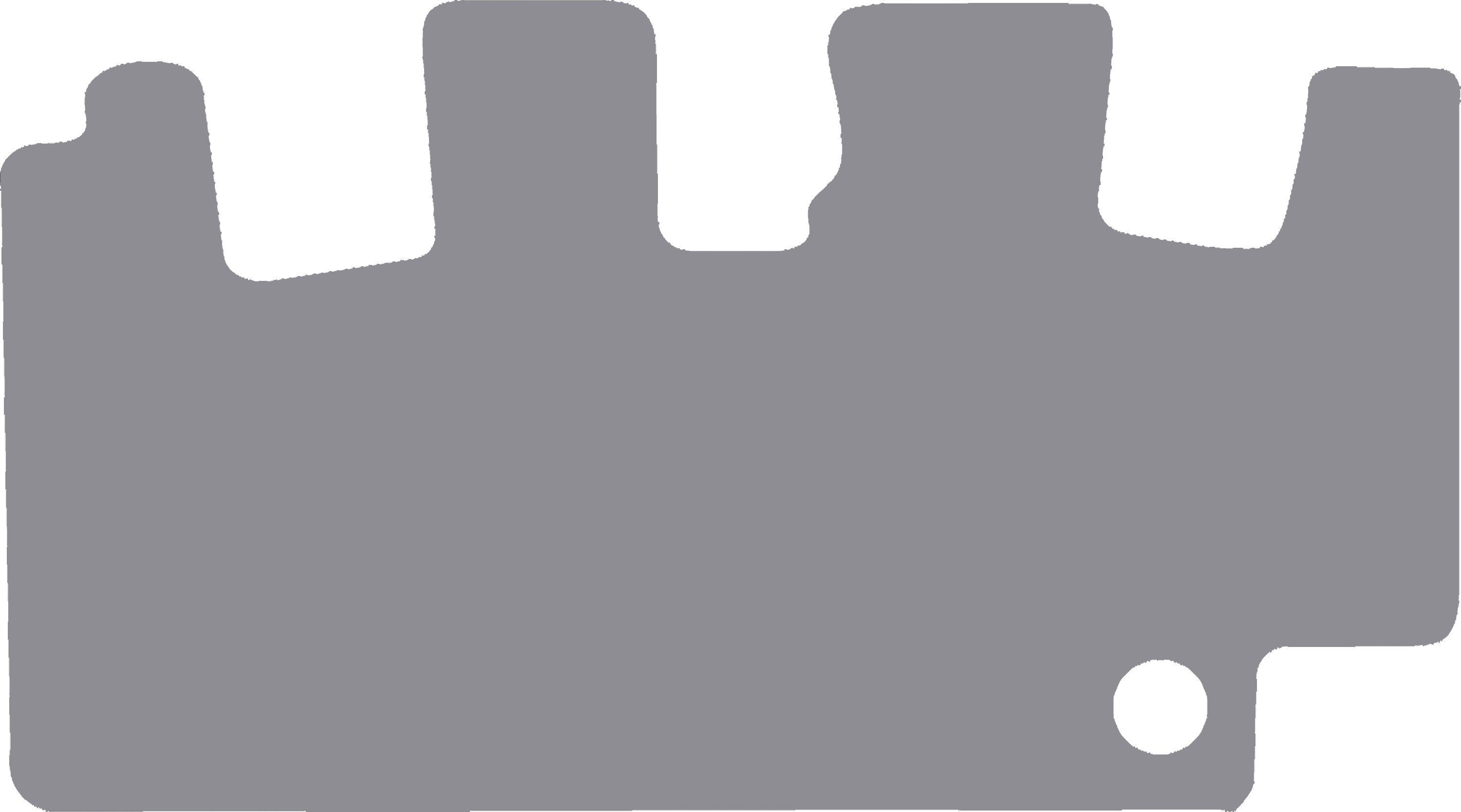 Fußmatte Gummi hellgrau, für Takeuchi Minibagger TB 228, TB 235, TB 250; bis Bj. 18