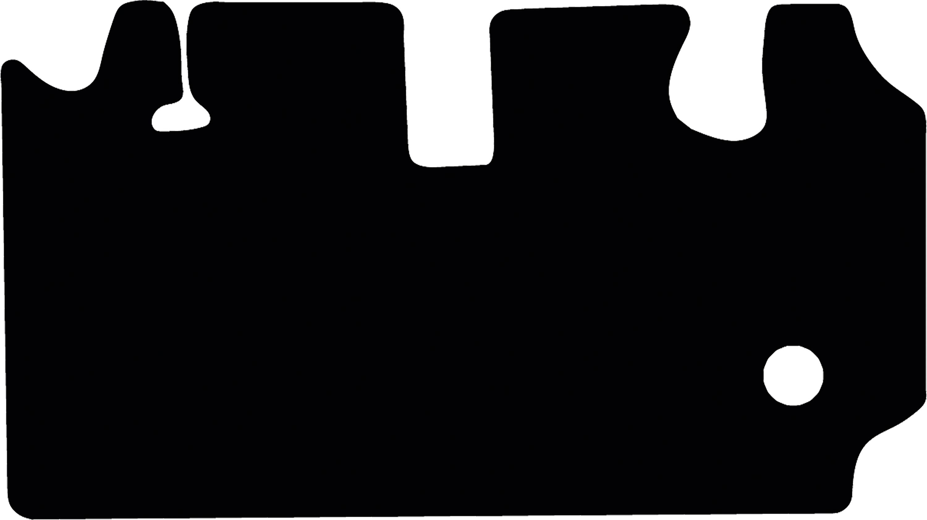 Fußmatte Gummi schwarz, für Takeuchi Minibagger TB 250-2, ab Bj. 19