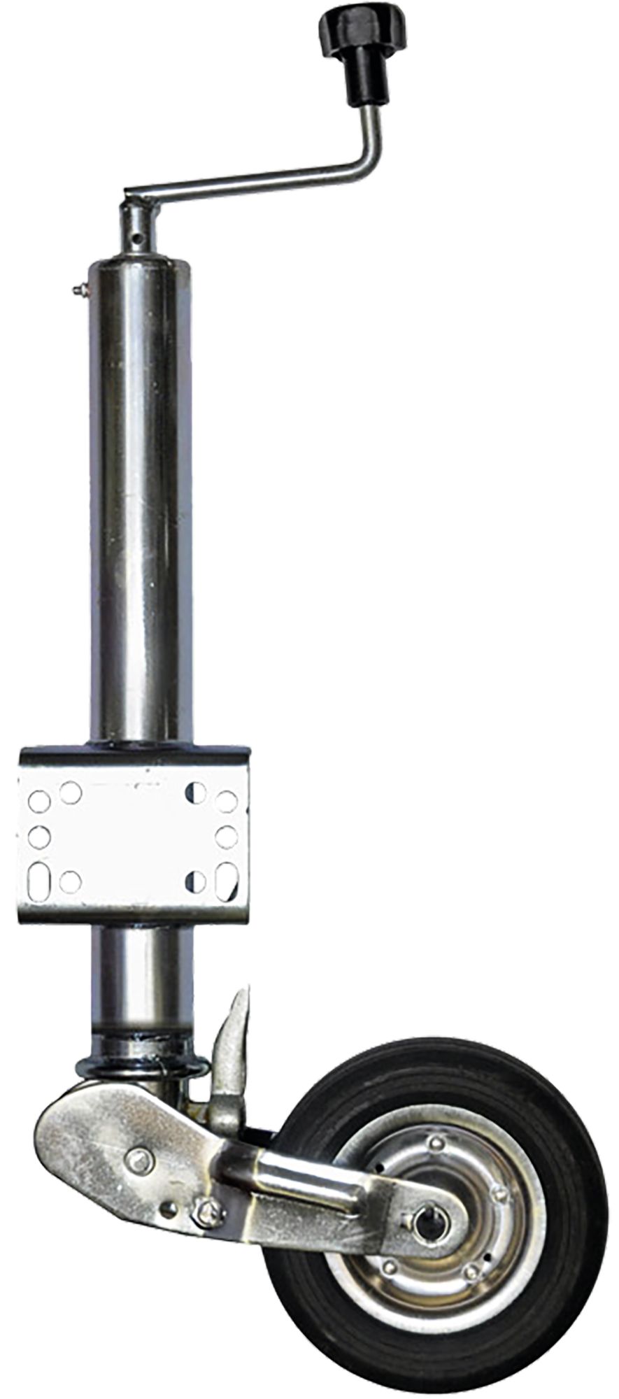TRAILER POOL Stützrad Stützlast 250 kg, Rohr 60 x 470 mm, automatisch, Anschraubplatte, 016 013 059