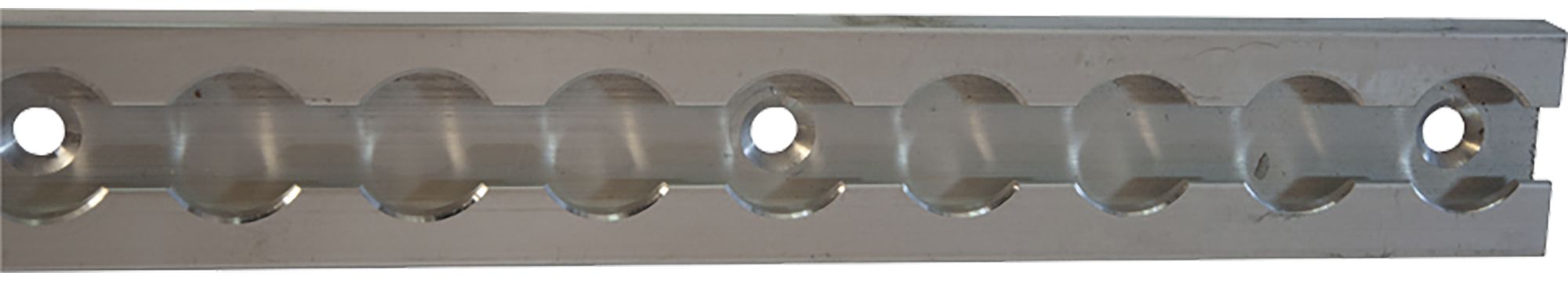 TRAILER POOL Airlineschiene 2.000 x 34 x 9,6 mm Aluminium quadratisch, aufgesetzt, innen, 1-fach, 013 010 078