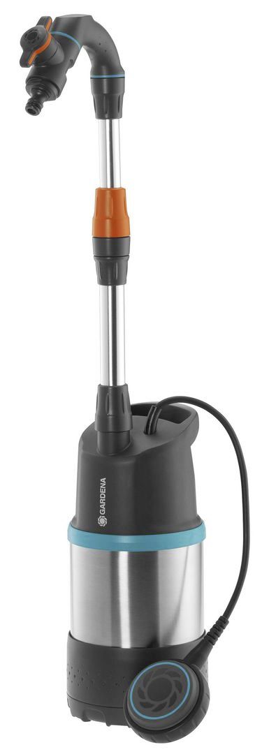 GARDENA Regenfasspumpe 4700/2 inox mit integriertem Filter 01764-61