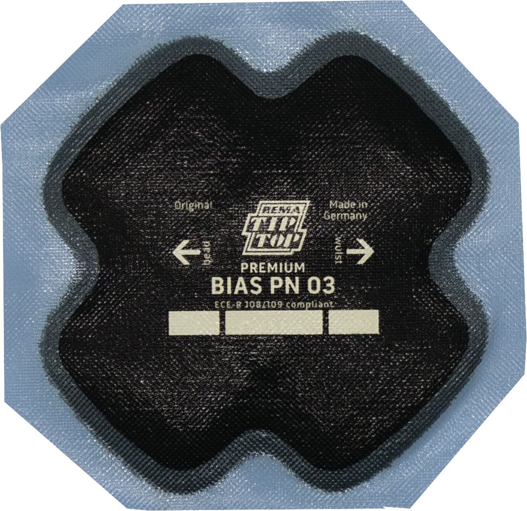 Tip Top Reparaturpflaster "PN-Diagonal 03 Premium", Ø 100 mm, für Diagonalreifen