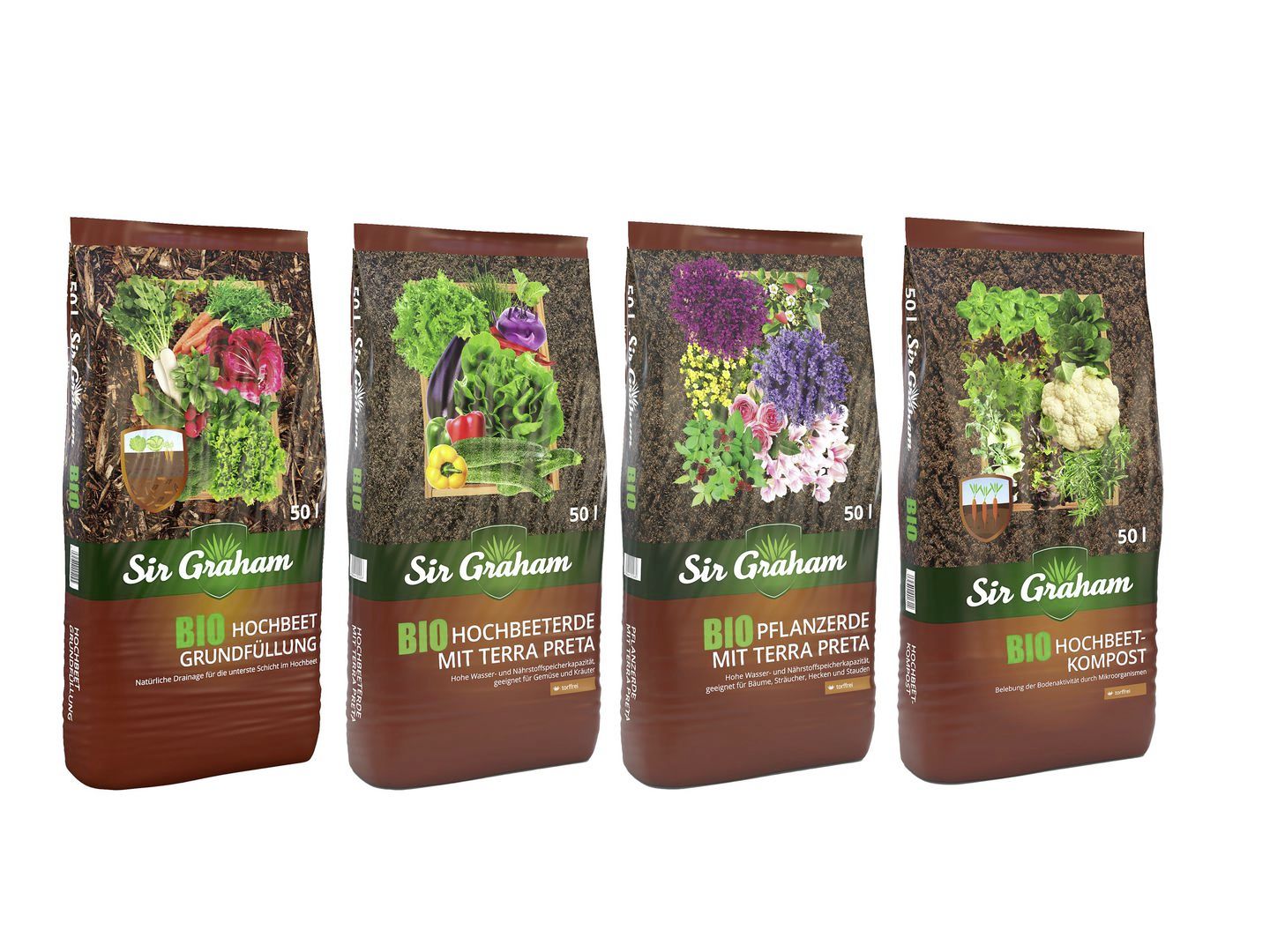 Sir Graham Set Bio Hochbeetfüllung 1.300 l