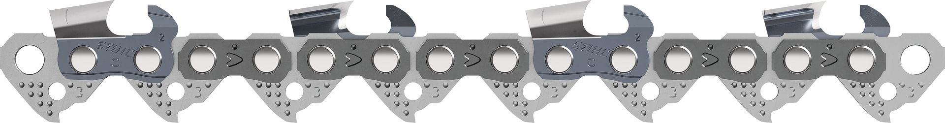 STIHL Sägekette "23 Rapid Micro Pro" .325" .050"/1,3 mm, 67 Treibglieder, Halbmeißel, abgelängt, 3693 000 0067