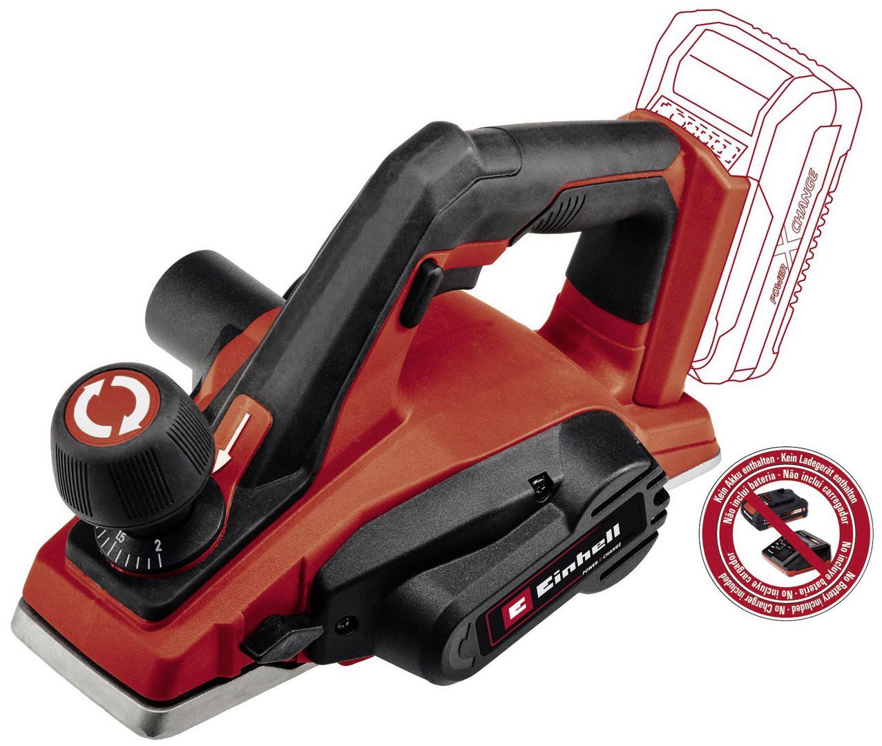 EINHELL Power X-Change Akku-Hobel TE-PL 18/82 Li - Solo