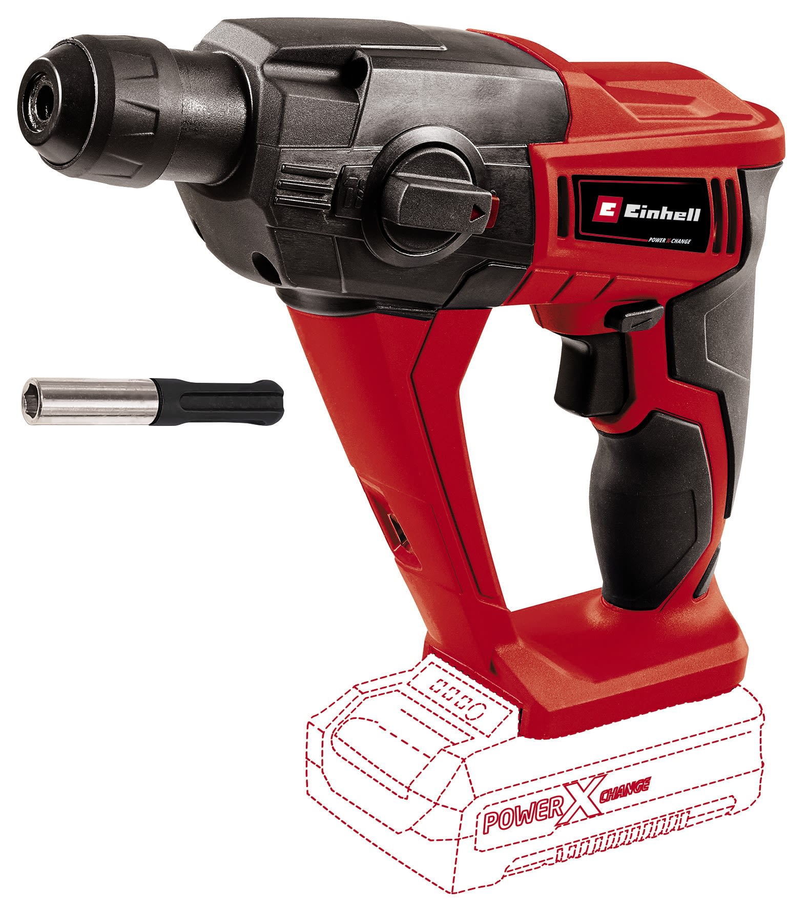 EINHELL Power X-Change Akku-Bohrhammer TE-HD 18 Li-Solo