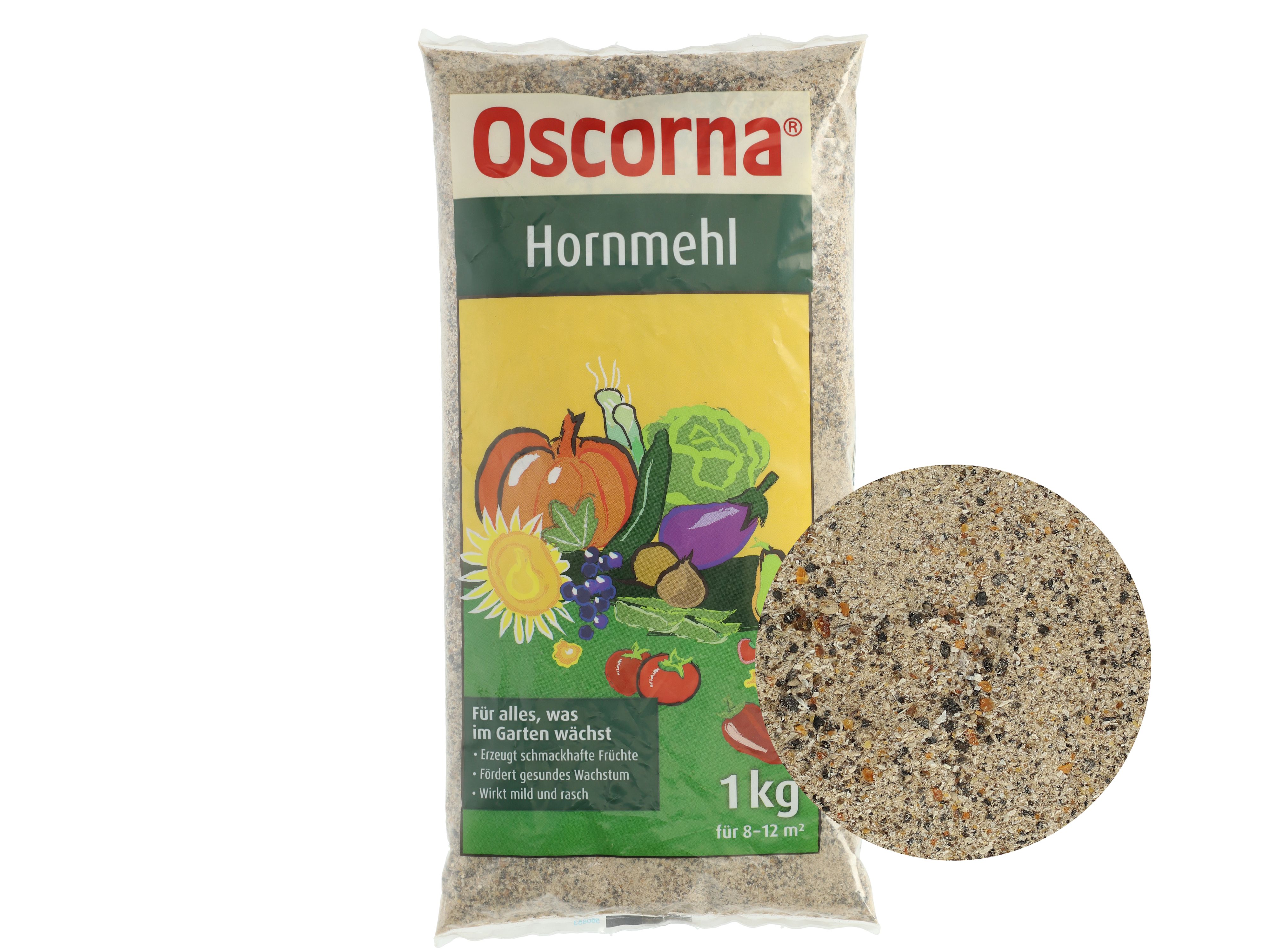 Oscorna Hornmehl organischer Stickstoffdünger 1 kg Beutel Mehl