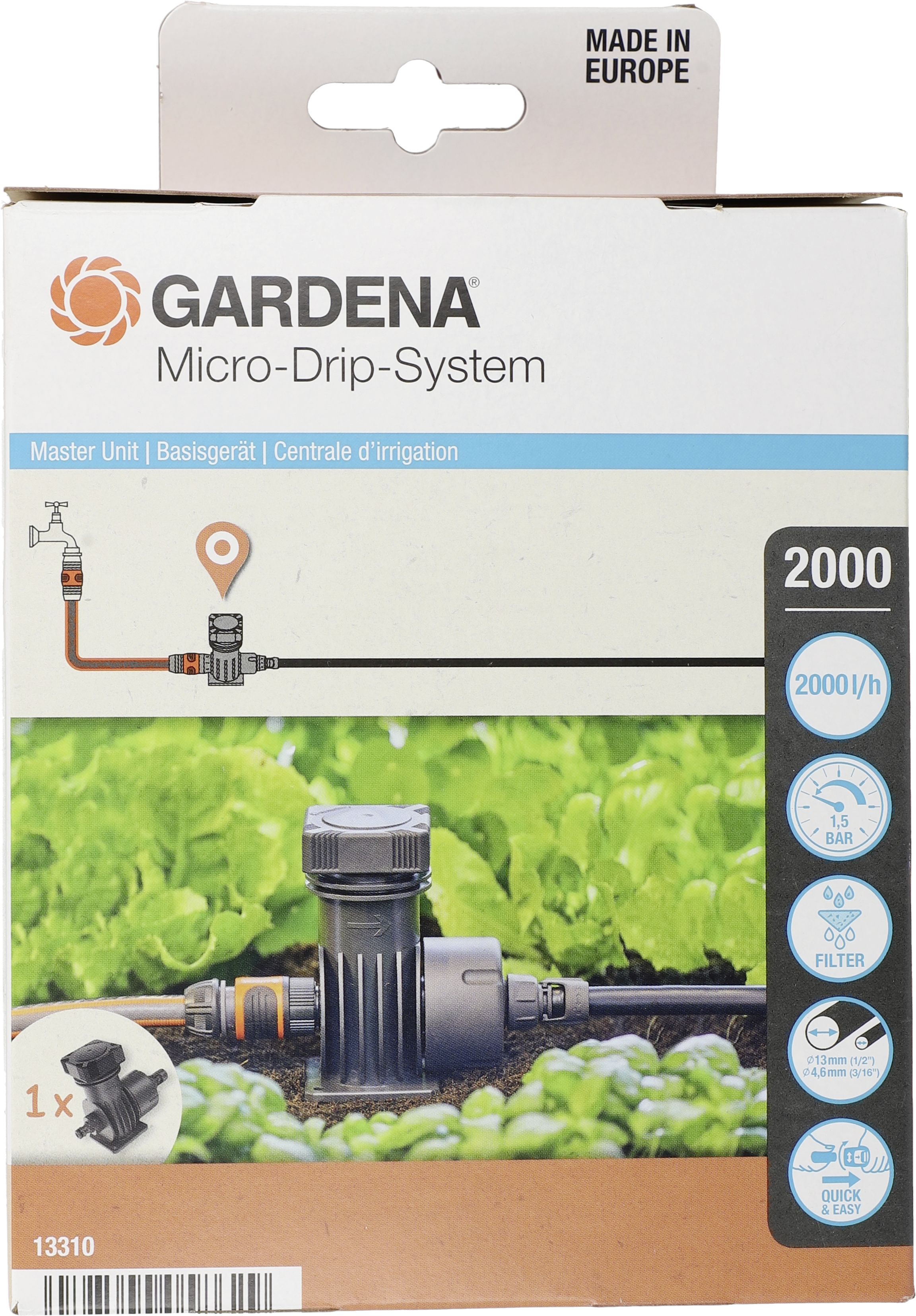 GARDENA Micro-Drip-System Basisgerät 2000 anthrazit , 13310-20