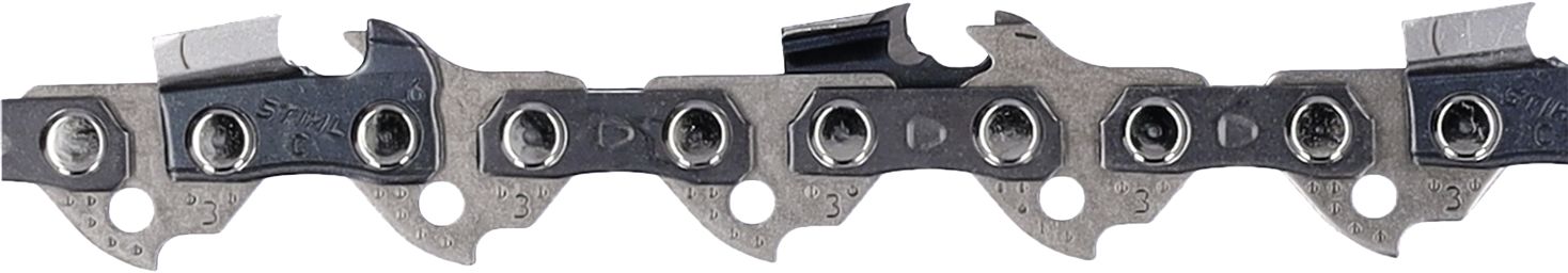 STIHL Sägekette "Picco Super 3" 3/8" P .050"/1,3 mm, 44 Treibglieder, Vollmeißel, abgelängt, 3616 000 0044