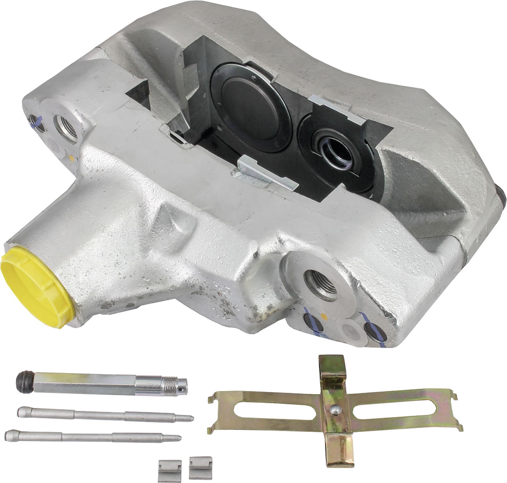 Bremssattel links, Ø Kolben 48 mm; 57 mm, für Hinterachse Mercedes-Benz Unimog