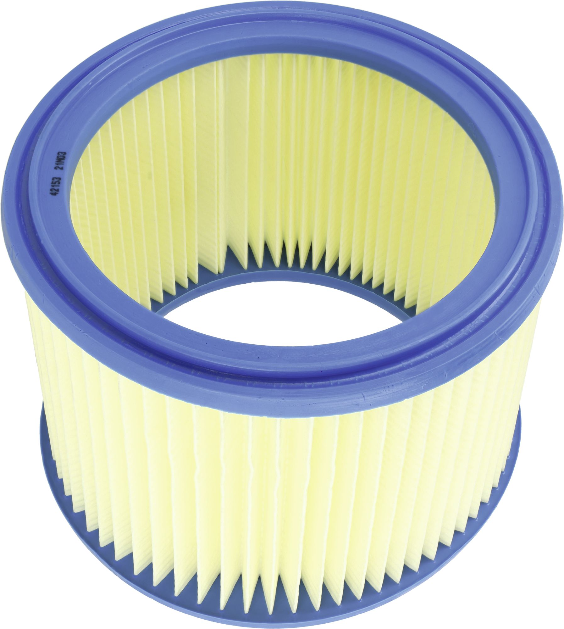 Nilfisk Filterelement Ø 185 x 140 mm, für Nass- und Trockensauger Aero 20-01, 20-01 Inox, 20-11, 20-21, 25-11, 25-21, Papier, 11753