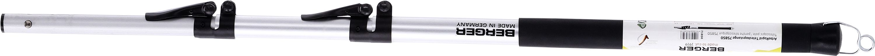 Berger Teleskopstange "ArboRapid Kompakt" 0,83 – 1,90 m, 3 Segmente, Aluminiumrohre, 75850
