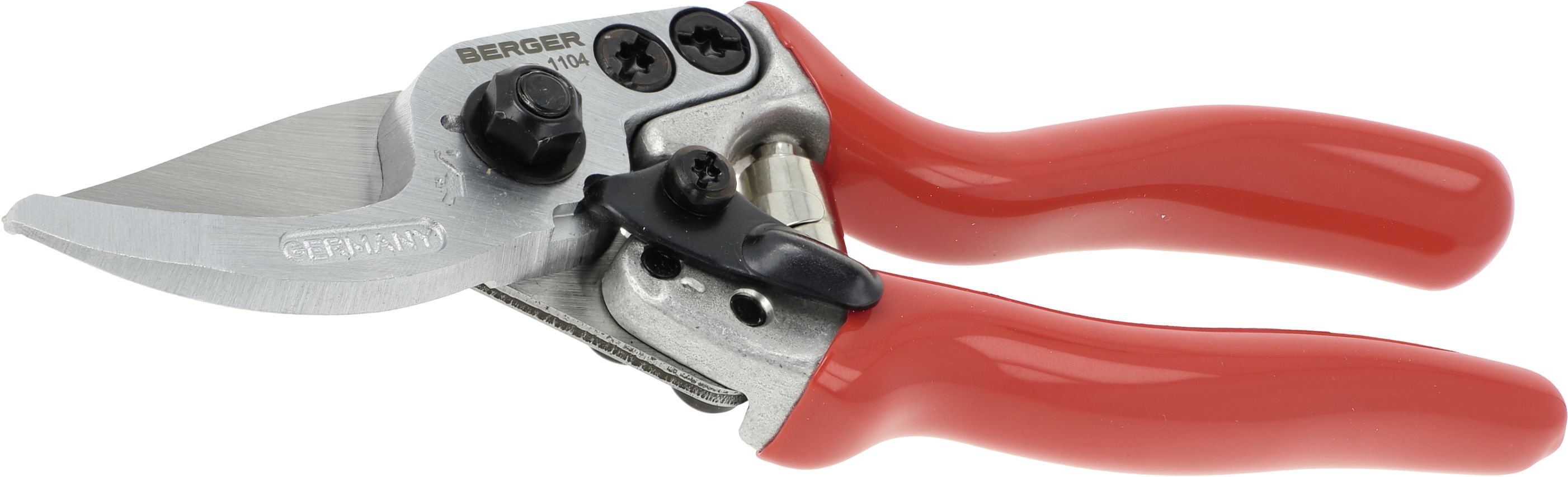 Berger Gartenschere "Aluminium" Länge (allgemein) 190 mm, 215 g, abgewinkelter Schneidkopf, 1104