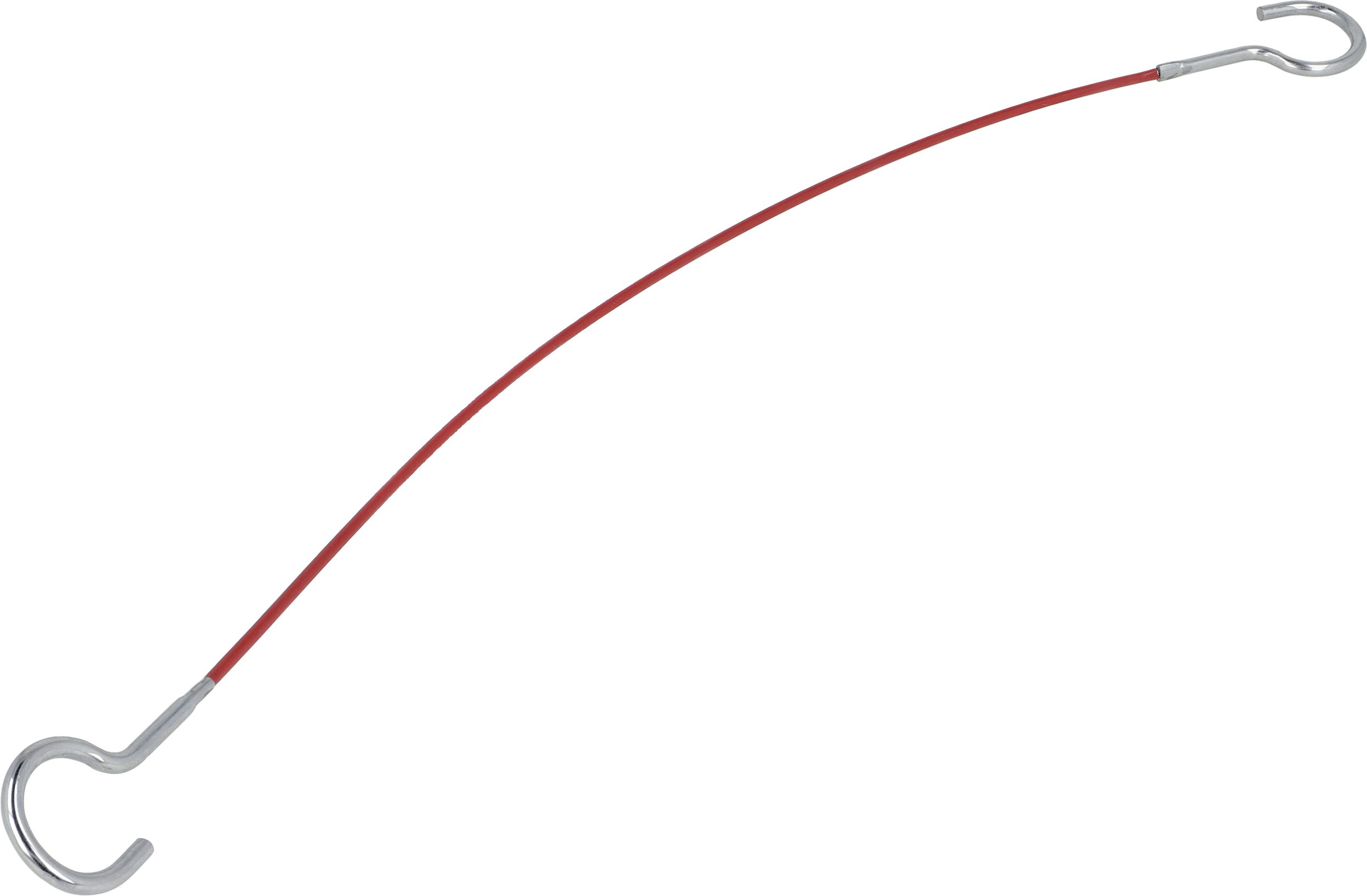 Fendt Sicherungsseil 300 mm, mit zwei Haken, für Klappsplint für Fendt, Massey Ferguson, Valtra, H716921050030