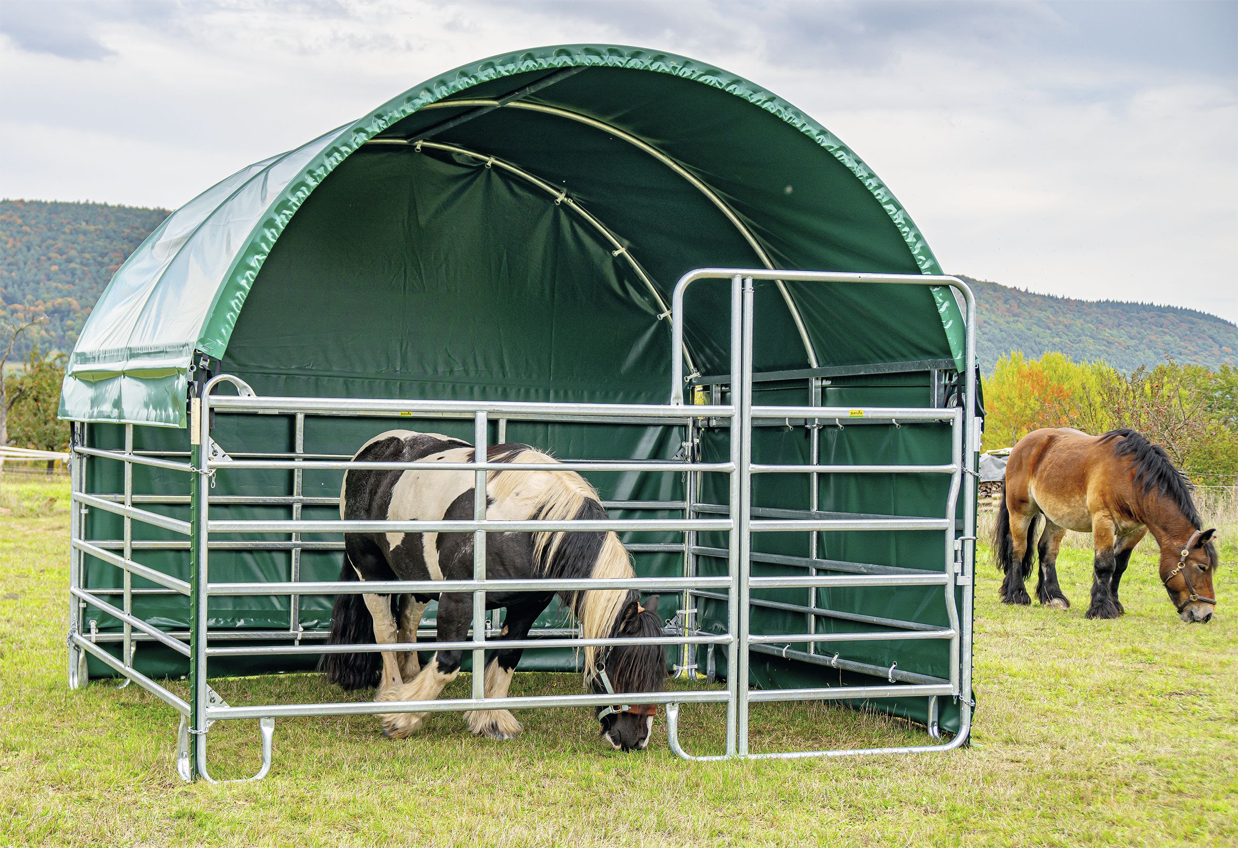 Patura Wetterschutzplane 3,60 x 3,25 m Giebel, für Panel-Weidezelt, 313081