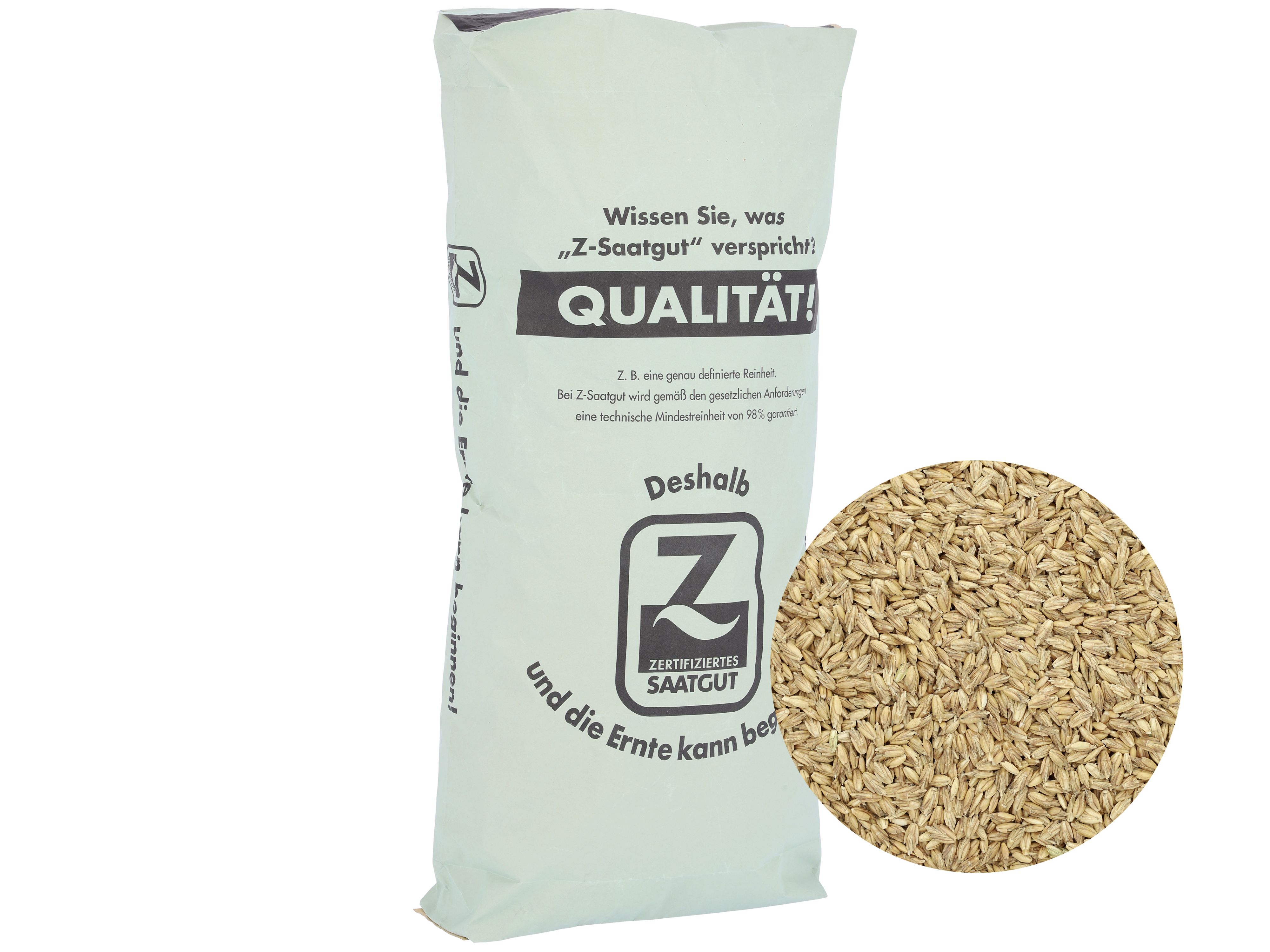 8 Säcke, Dinkel Saatgut Zollernspelz ZS Bio (im Spelz) ungebeizt 20 kg Sack