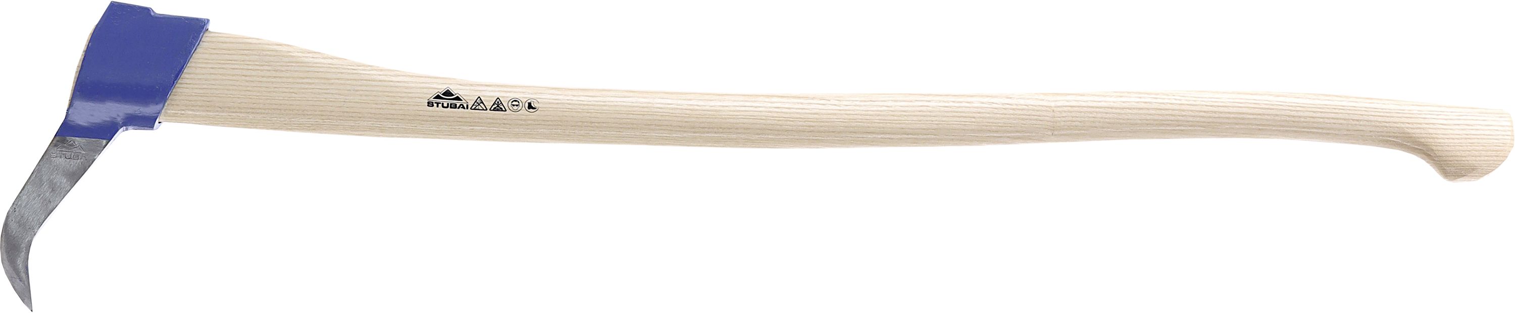 Stubai Handsappie Stiel Eschenholz, großes Auge 1.150 mm, Tiroler Form, ungezahnt