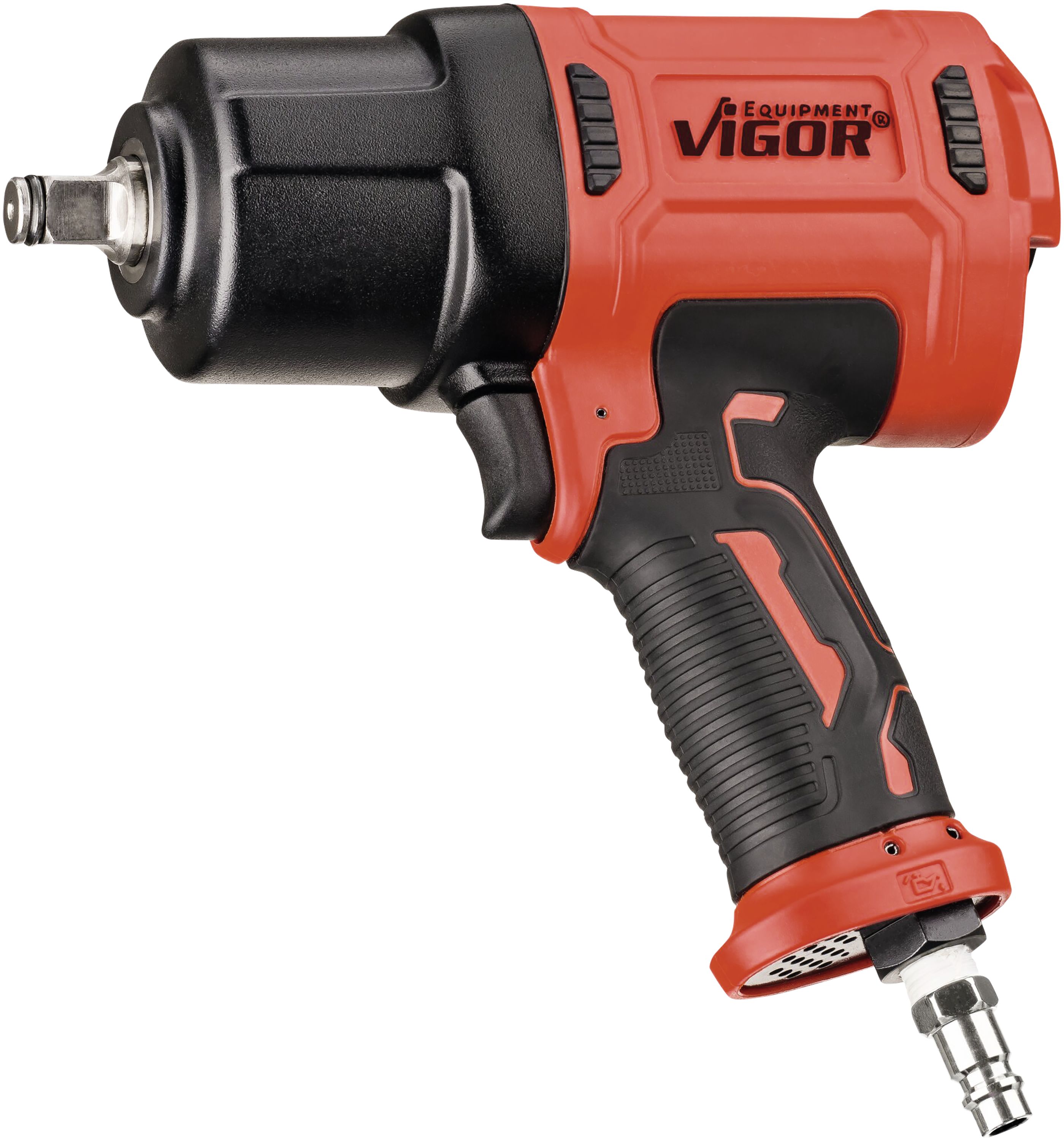 Vigor Schlagschrauber Druckluft, 1/2 ", 1.100 Nm, Lösemoment max. 1.720 Nm, V4800N