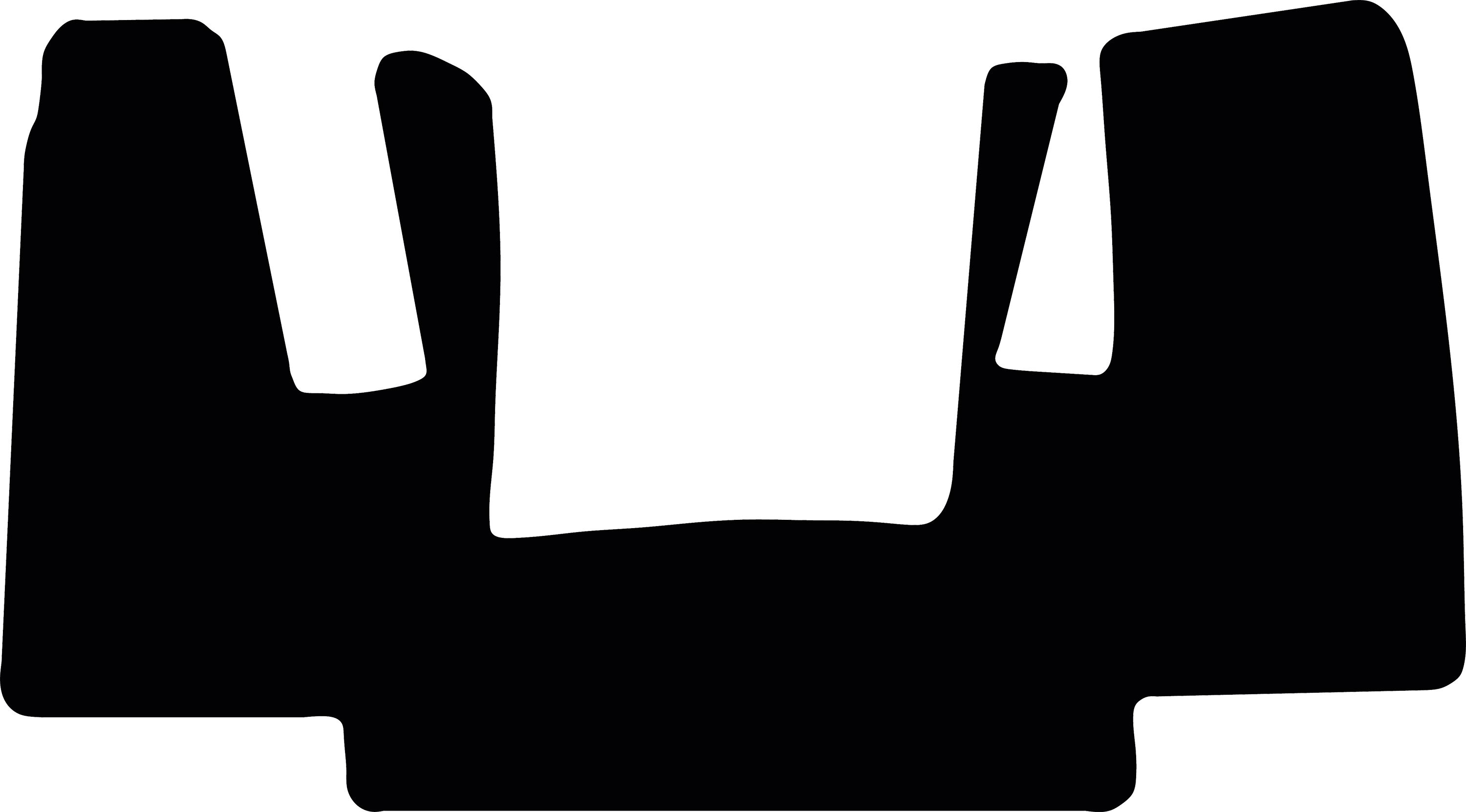 Fußmatte Velours schwarz, für Weidemann Hoftrac 1260 LP, ab Bj. 21