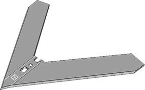 Industriehof Hackschar, Arbeitsbreite 300 mm, für Hacktechnik Schmotzer, 1.10.1249