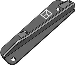 Industriehof Streuflügel links, 374 mm x 8 mm für Streuwerk Stalldungstreuer Strautmann, 69-10-003L