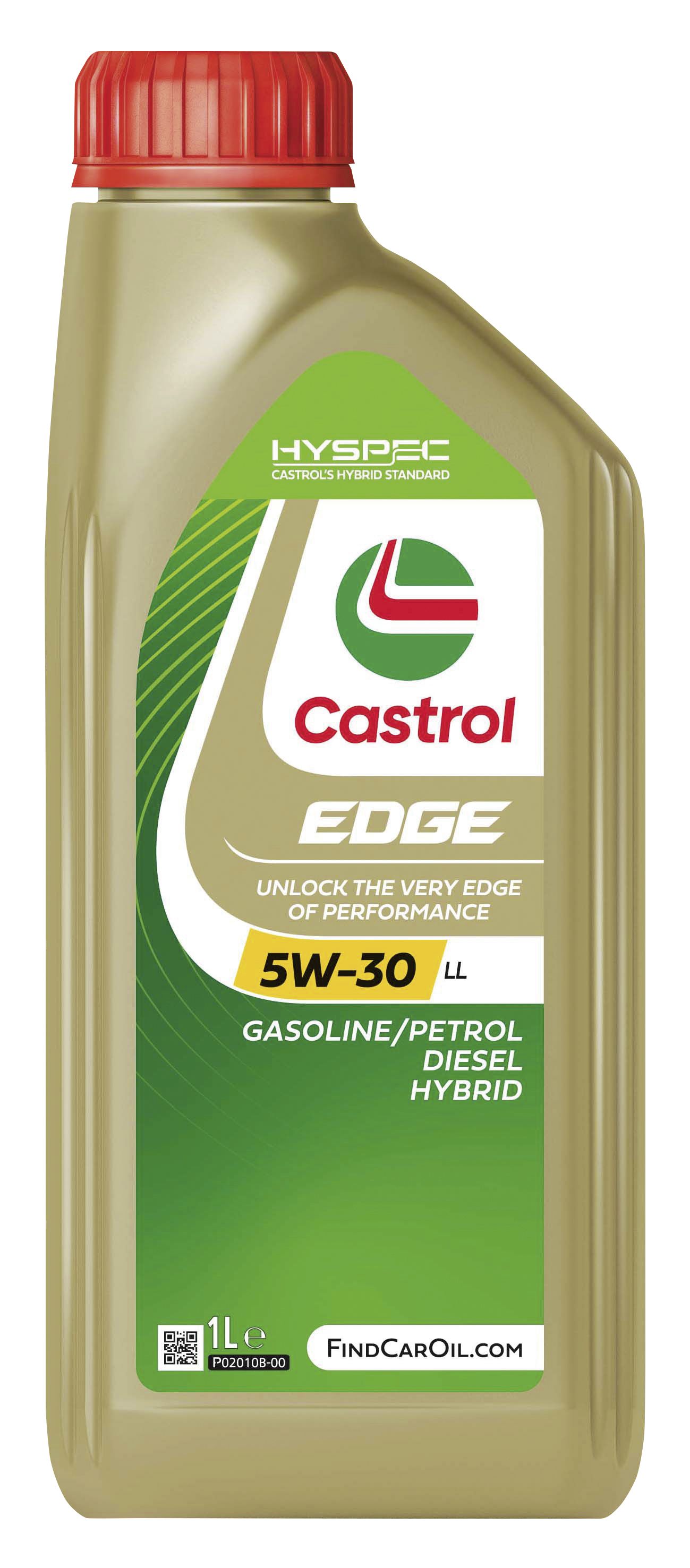 Castrol EDGE 5W-30 LL 1 Liter Flasche SAE 5W30 Motoröl für PKW, Leichtlauföl, Longlife