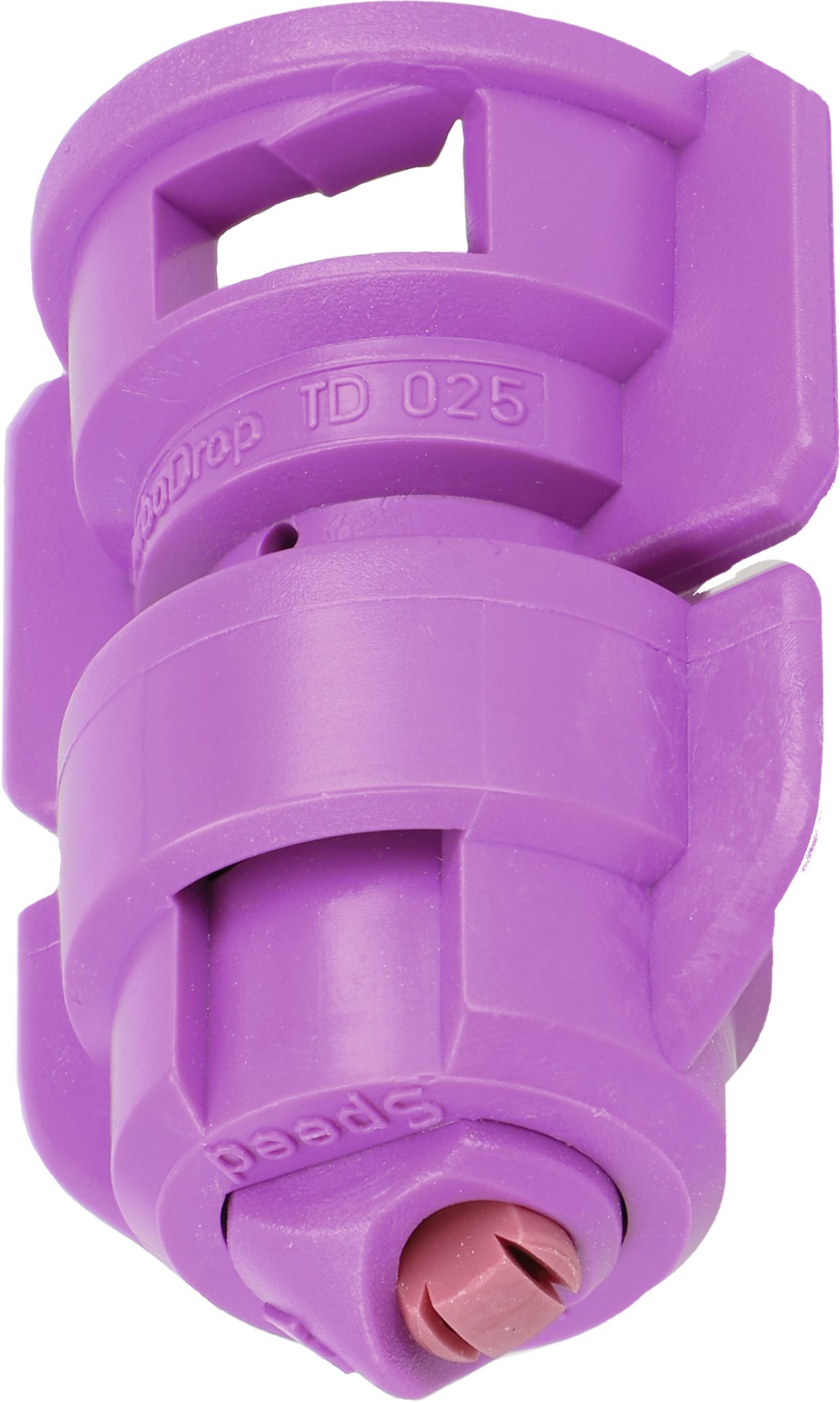 Agrotop Injektor-Doppel-Flachstrahldüse "TurboDrop HiSpeed Standard", 110-025, pink, Kappe Standard, 14041