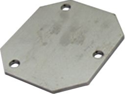 Cemo Blindflansch Edelstahl, für 3-Loch-Flansch für GFK ab 1.600 l, PE 2.000 l, 1368