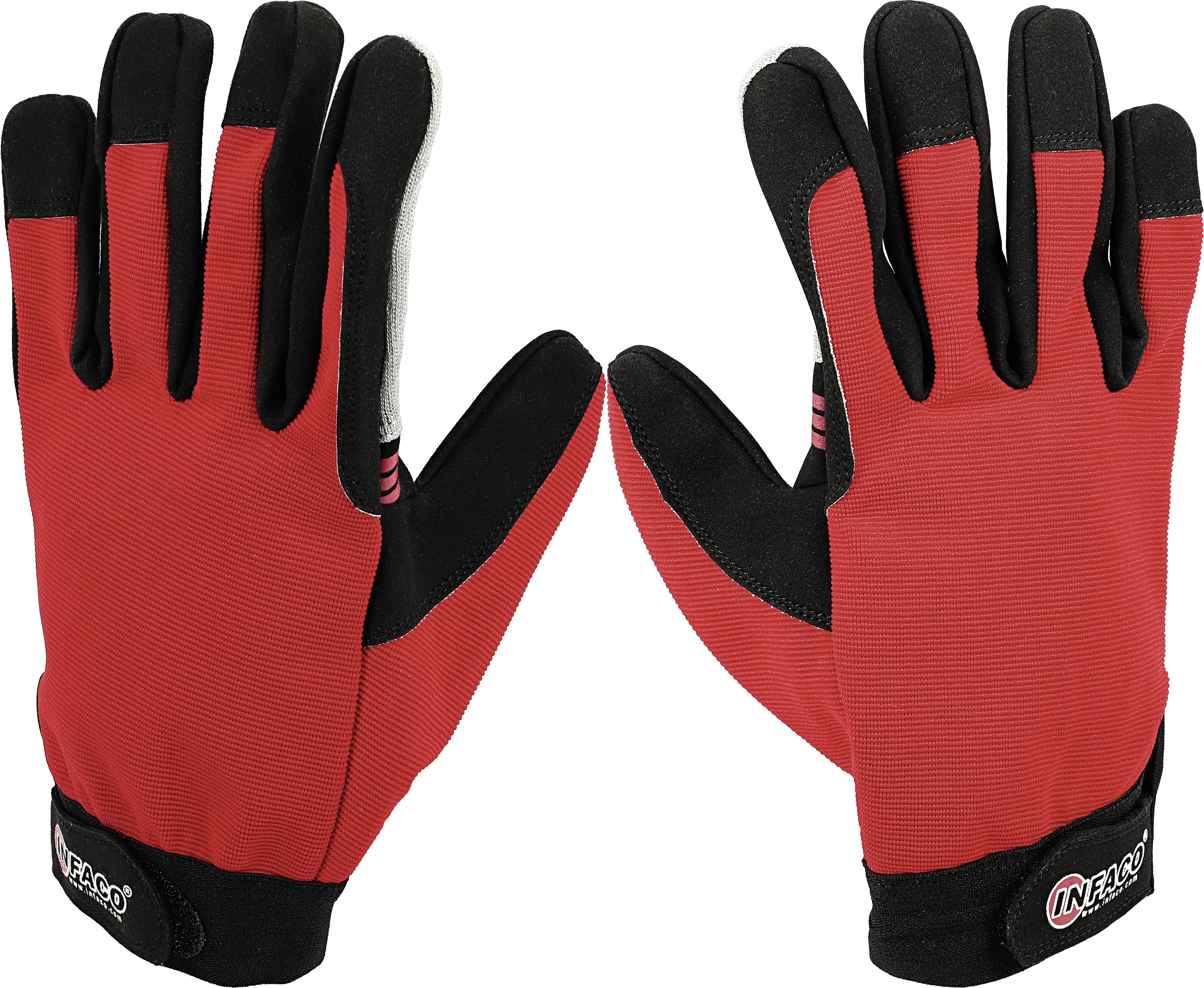 INFACO Schutzhandschuhe Gr. 7 rechte Hand, rot, GWDSESD07