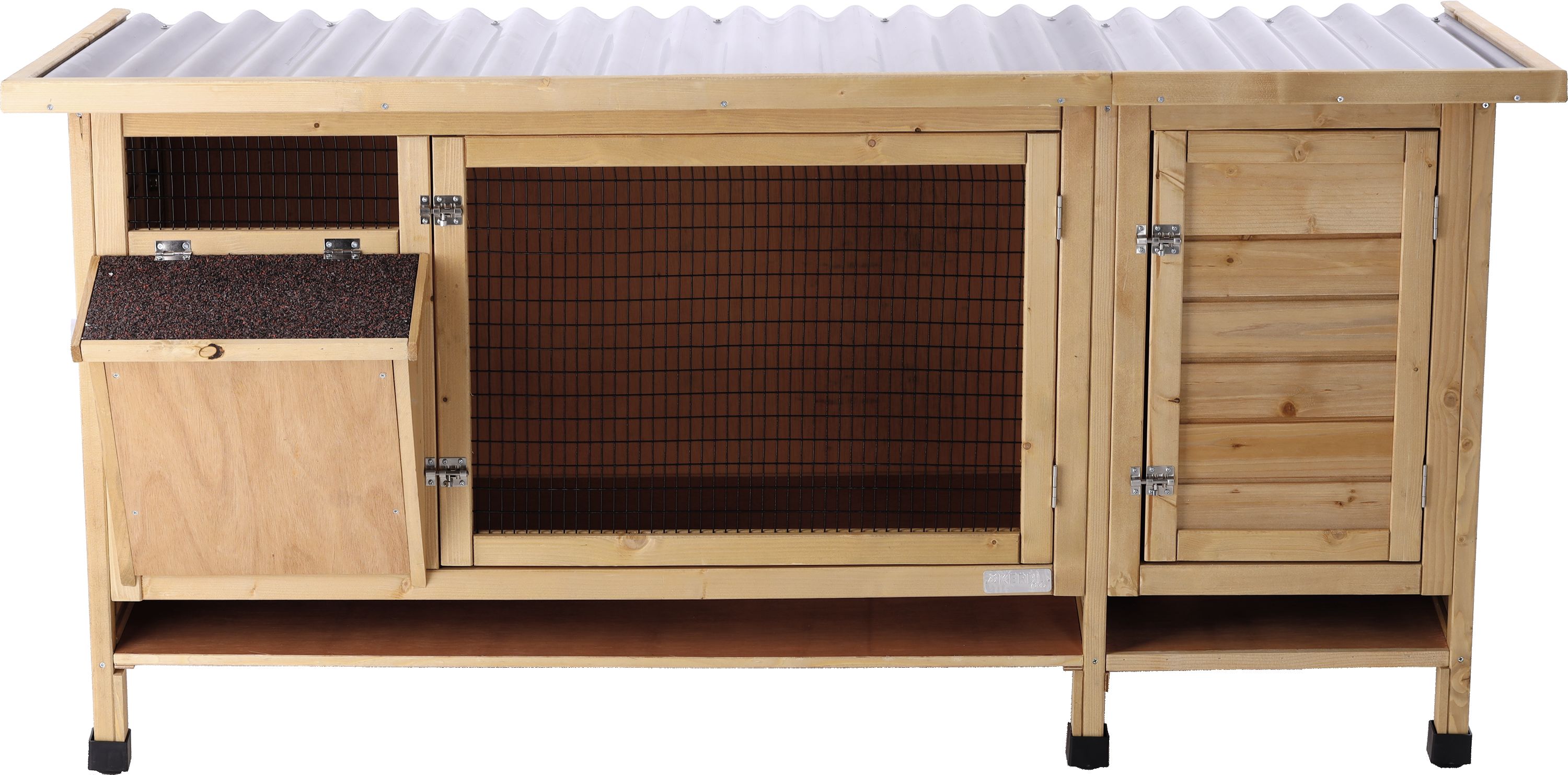 KERBL Kaninchenstall "XXL Vario" 155 x 76 x 80 cm, 81709