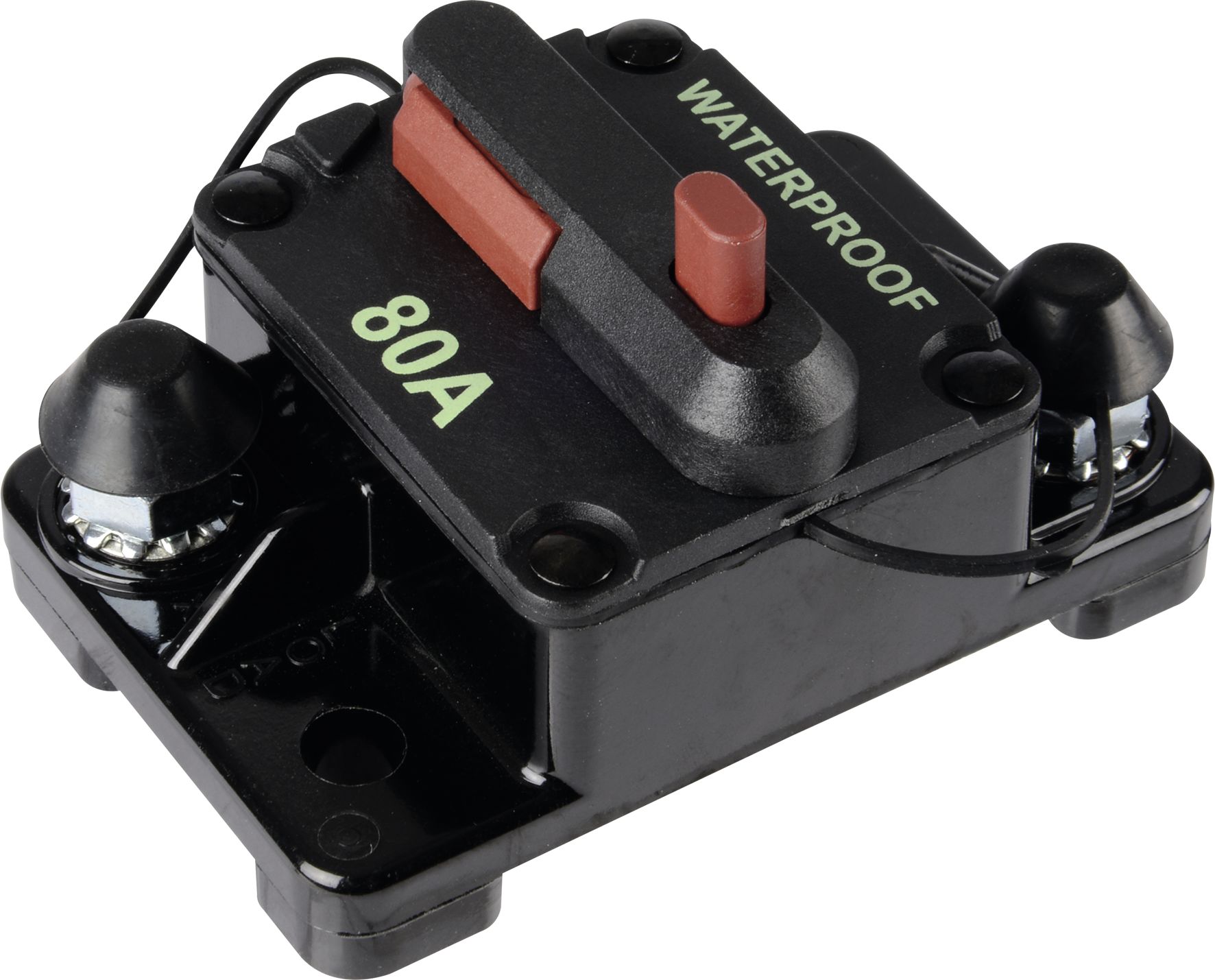 Herth + Buss Sicherungsautomat 80 A/42 V, schwarz, Höhe 44 mm, 50 295 737