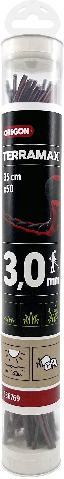 Oregon Mähfaden "TerraMax" 3,0 mm/35 cm, rund, 636768