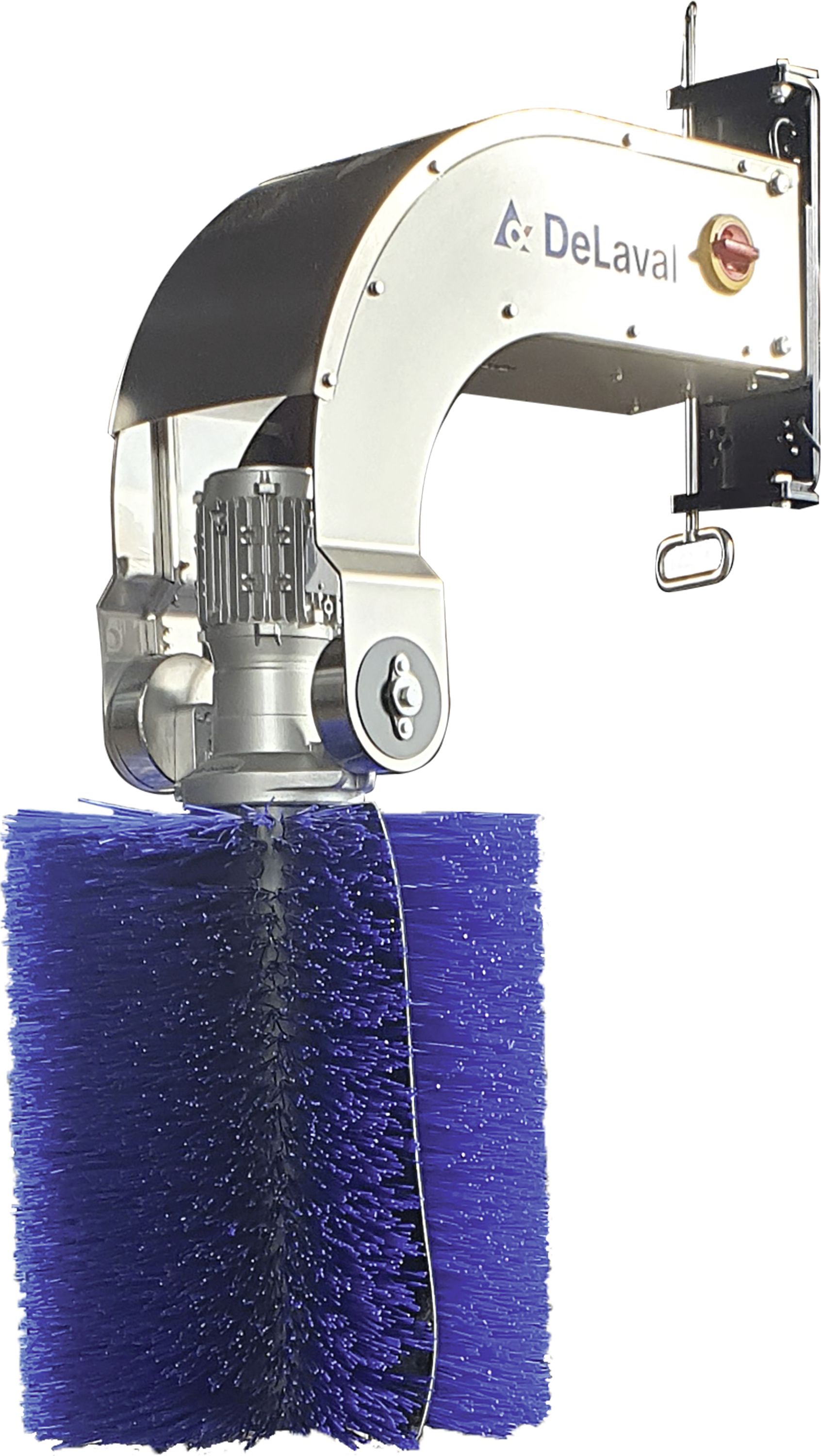 DeLaval Kuhbürste "SBB" 500 x 1.320 x 1.000 mm, Borstenbesatz Nylon, für Rinder mit Hörnern und langem Fell, 64410880