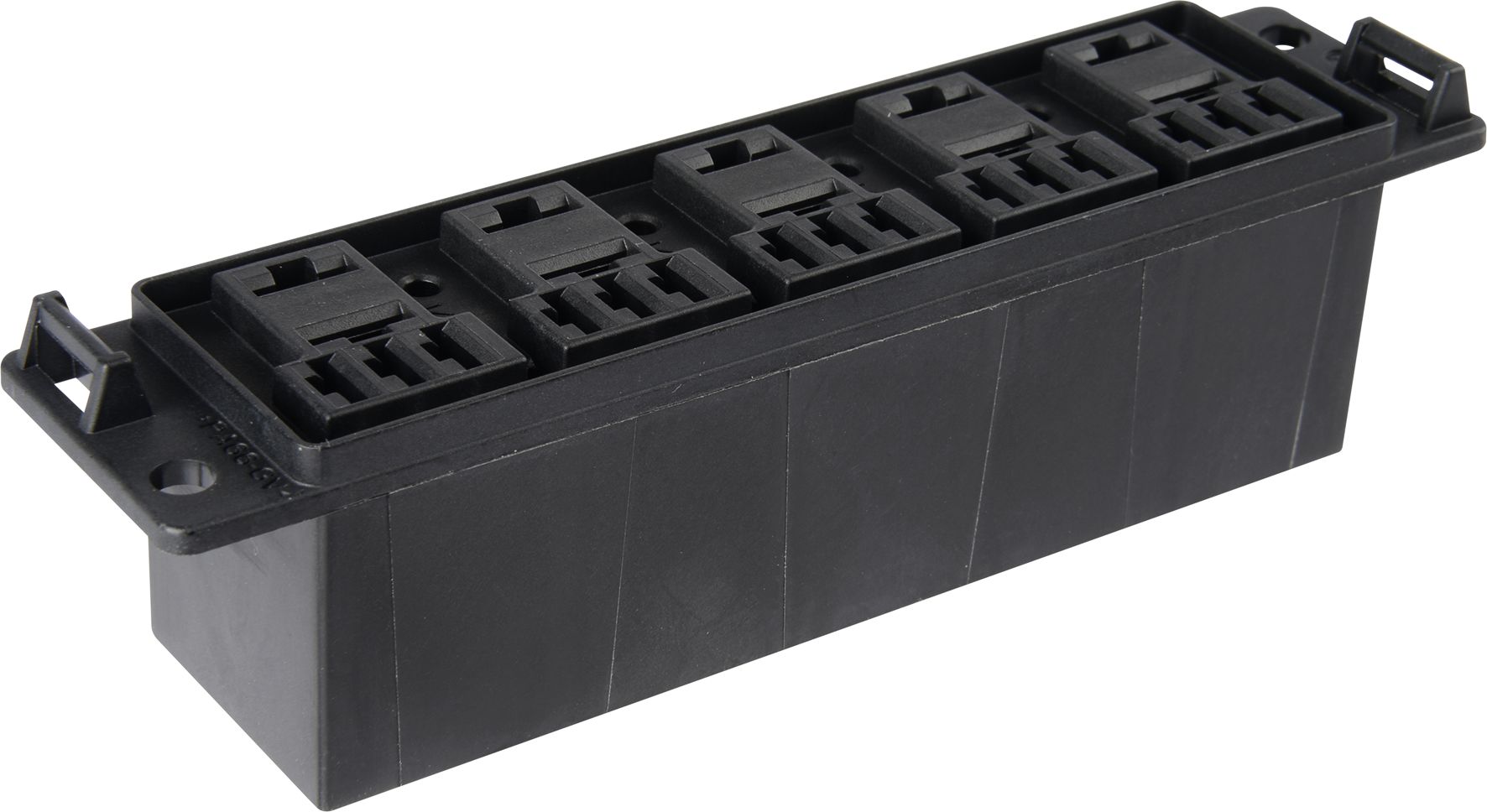 Herth + Buss Relaissockel 5-polig mit Halter, 5 Relaissteckplätze, 3 x Flachsteckanschluss 4,8 mm; 2 x Flachsteckanschluss 6,3 mm, 50 390 964