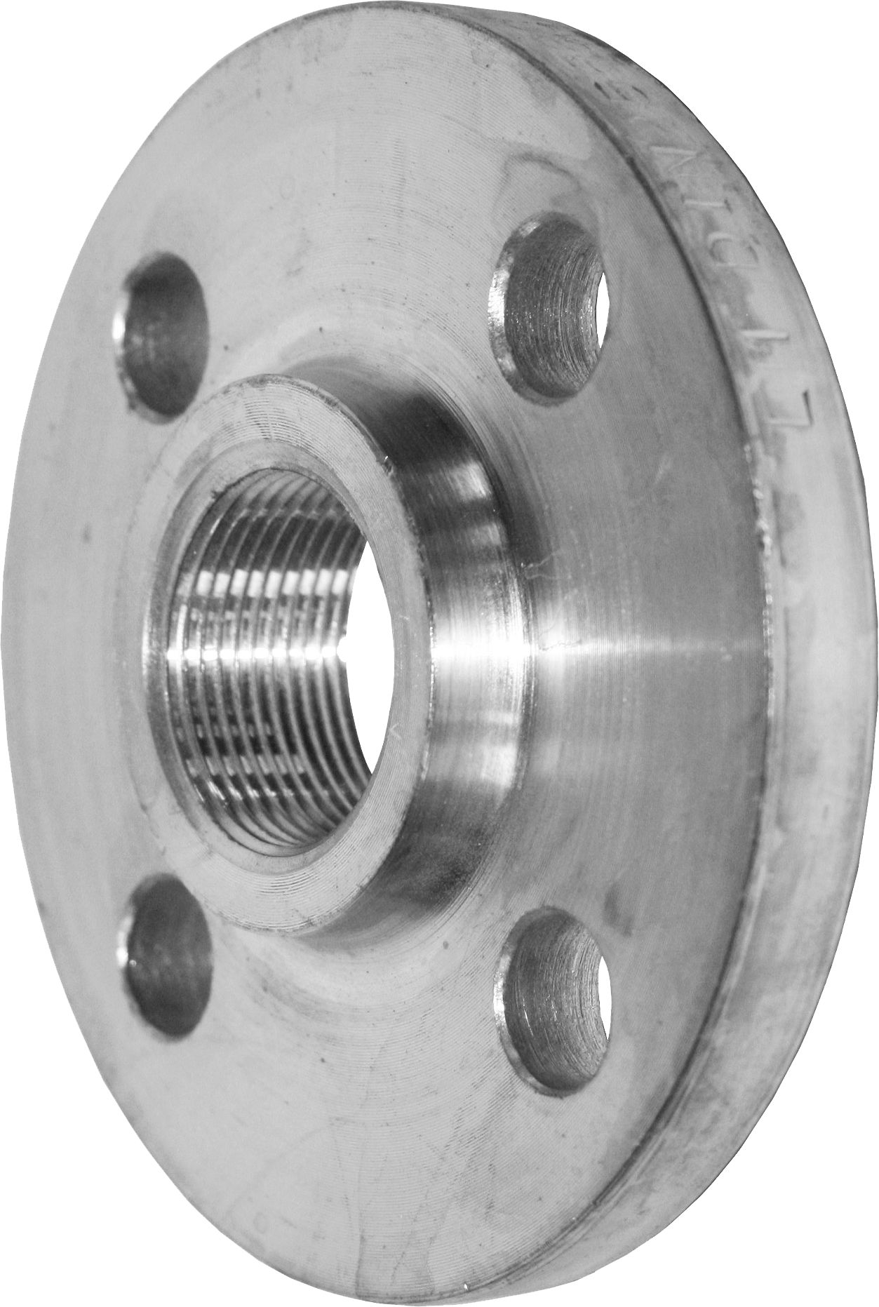 Hücobi Gewindeflansch DN 100 x 4" IG, Stahl verzinkt, DIN 2566, 2307 100000