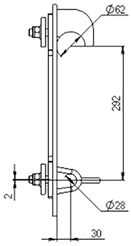 Düvelsdorf Anschraubplatte D-Lock; D-Lock S für Frontlader SMS Trima, 2 St., 5120240