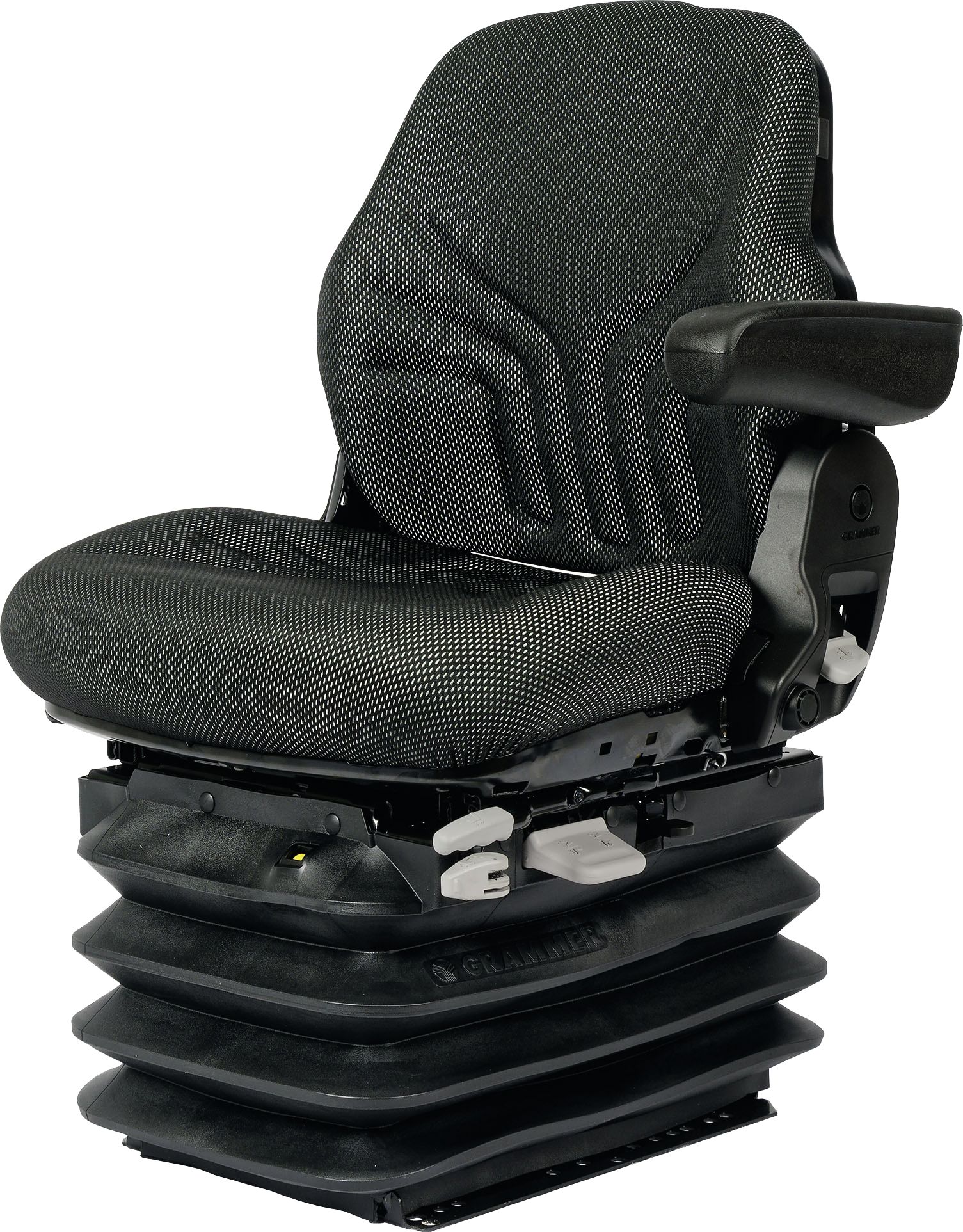 Grammer Traktorsitz "Maximo Comfort" für Fendt, luftgefedert, Stoff, anthrazit/grün/silber
